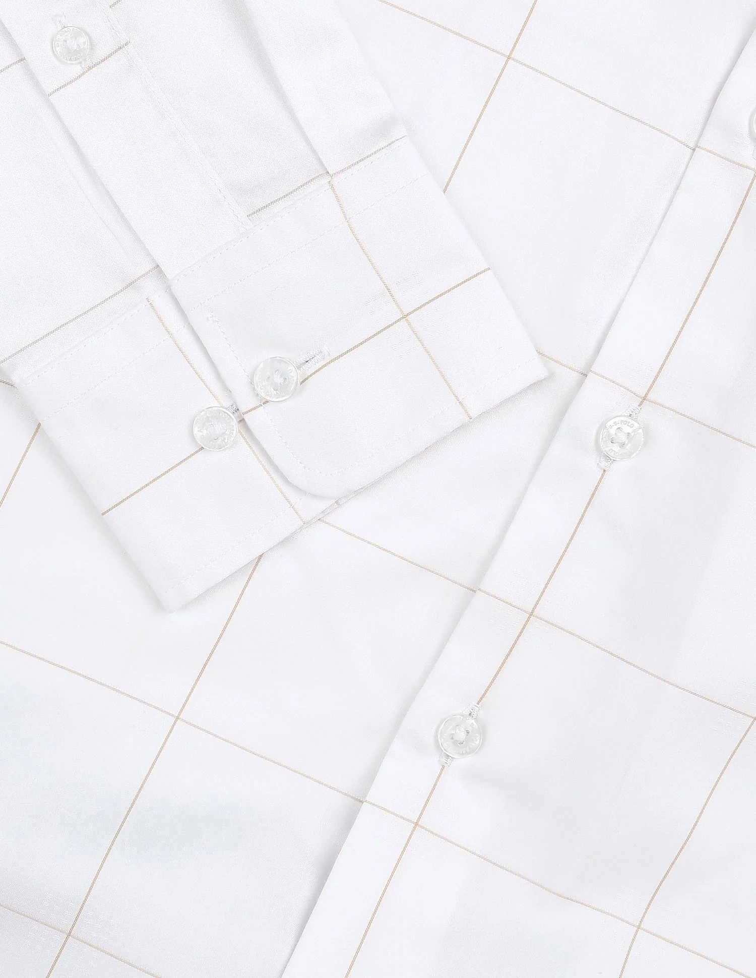 Windowpane Checked Tailored Fit Shirt - Image 8