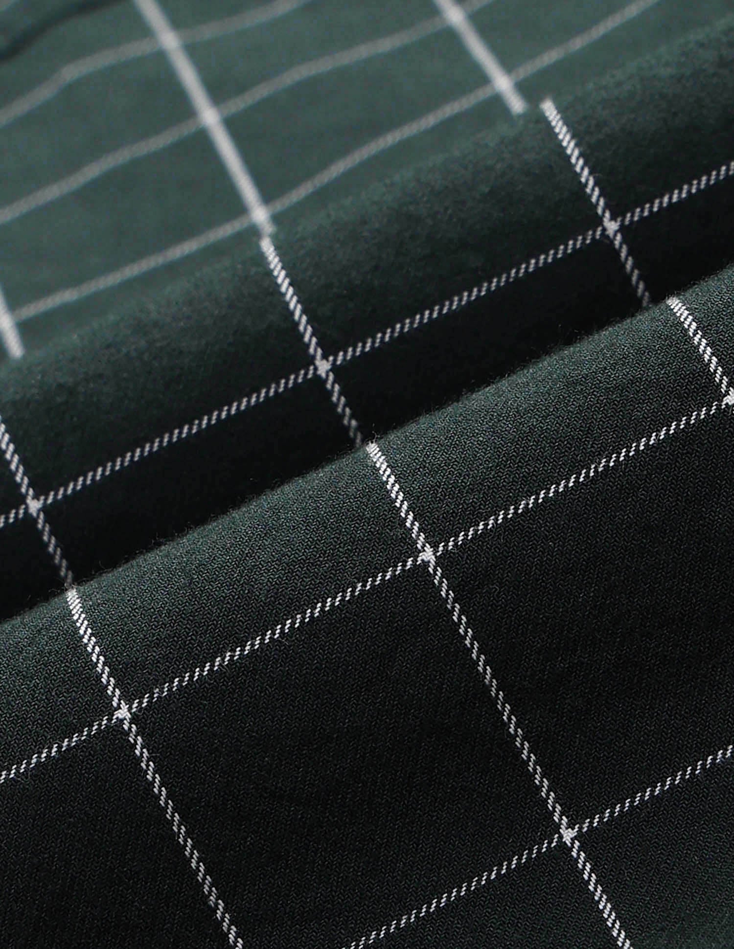 Windowpane Checked Twill Shirt - Image 2