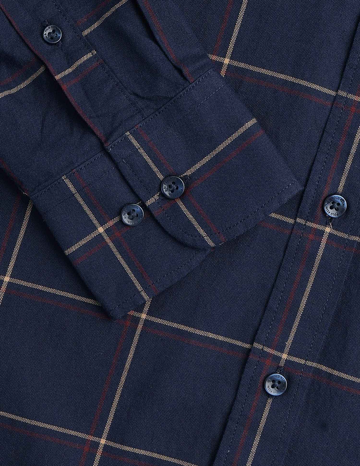 Windowpane Checked Varsity Theatre Shirt - Image 8