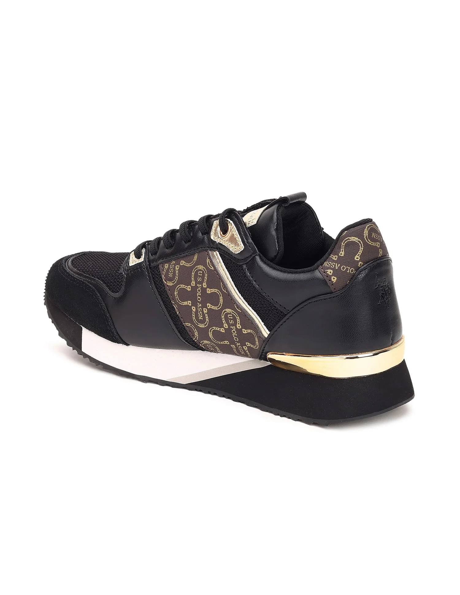 Metallic Accent Colour Block Stella Sneakers - Image 4