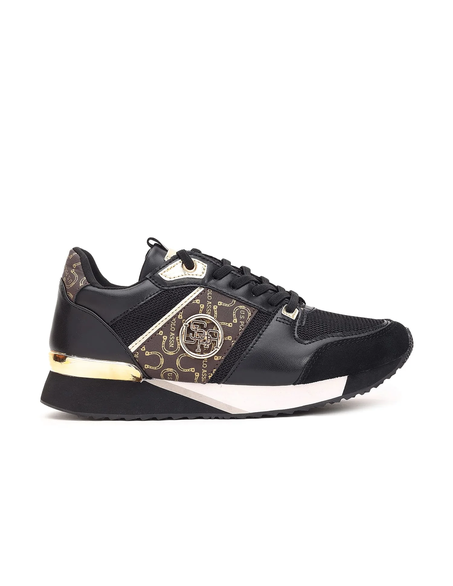 Metallic Accent Colour Block Stella Sneakers - Image 5