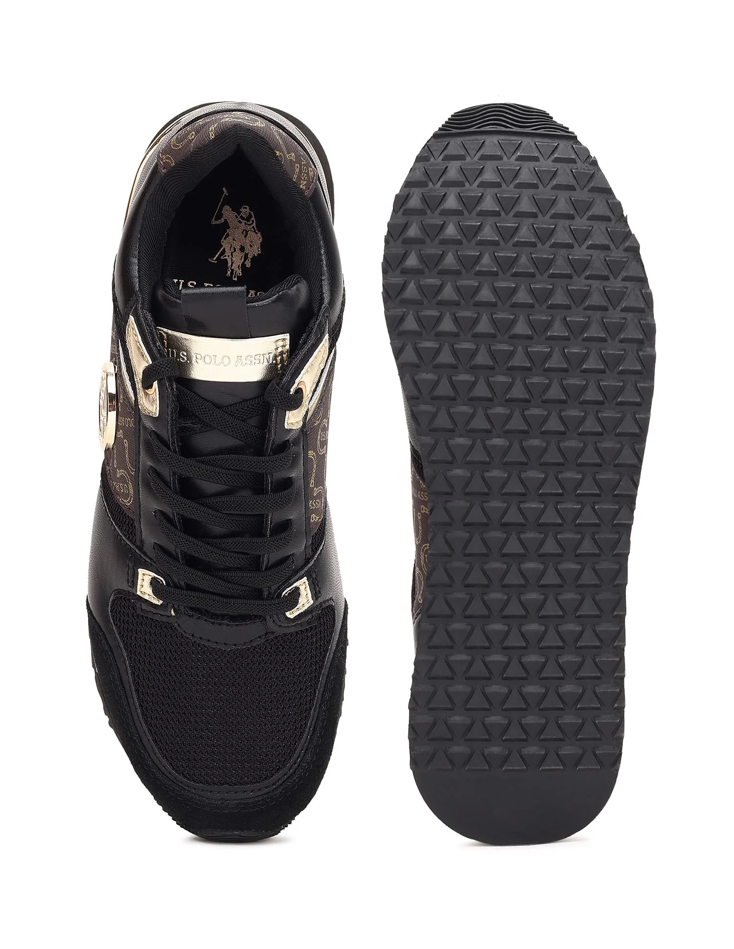 Metallic Accent Colour Block Stella Sneakers - Image 6