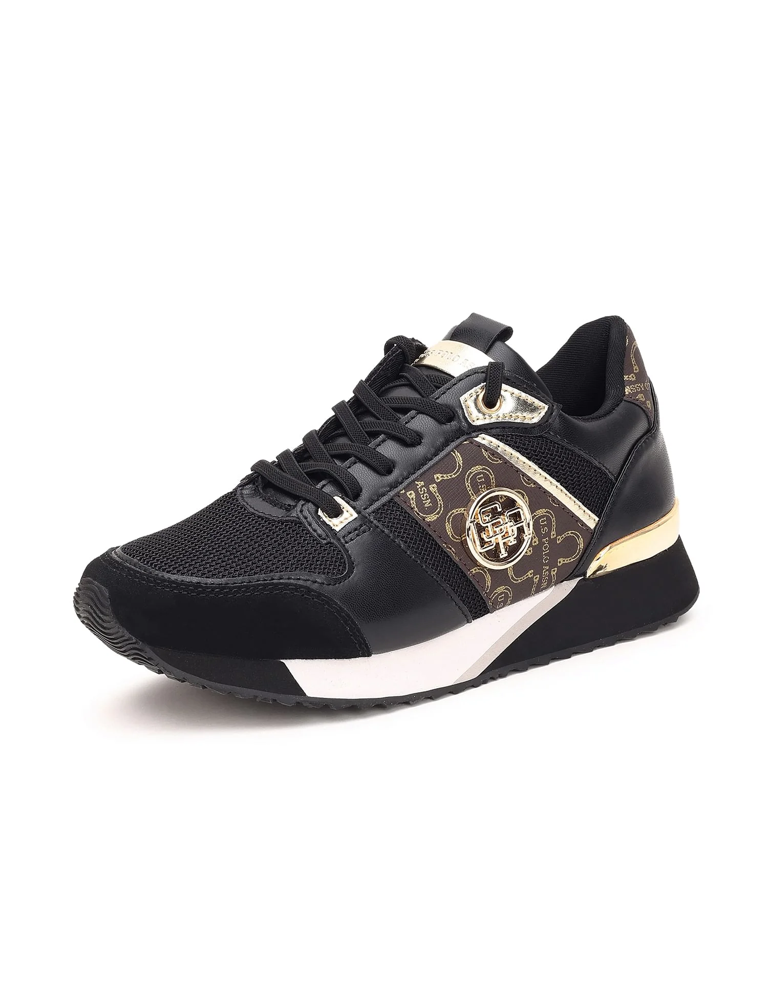 Metallic Accent Colour Block Stella Sneakers - Image 7