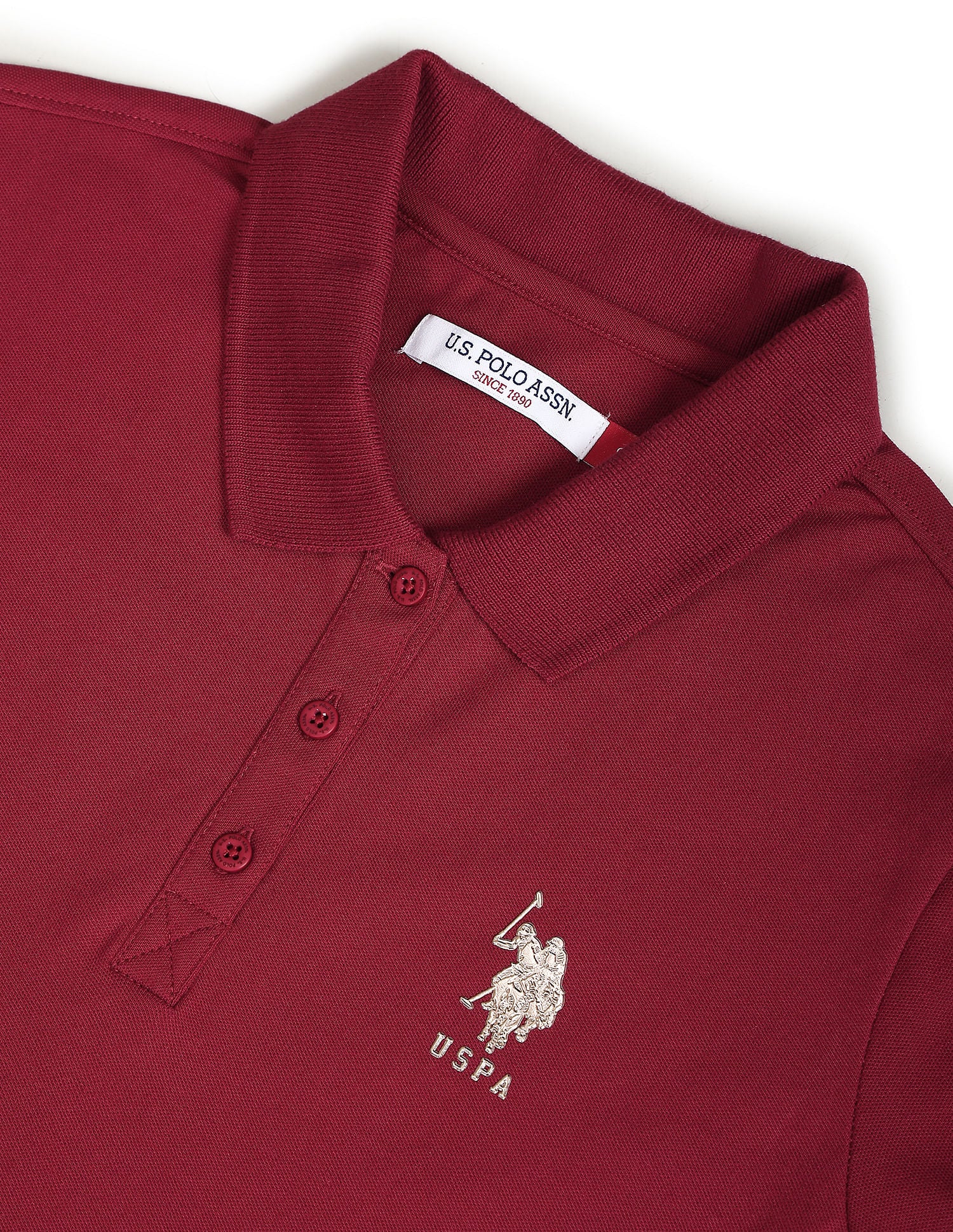 Metallic Logo Slim Polo Shirt - Image 2