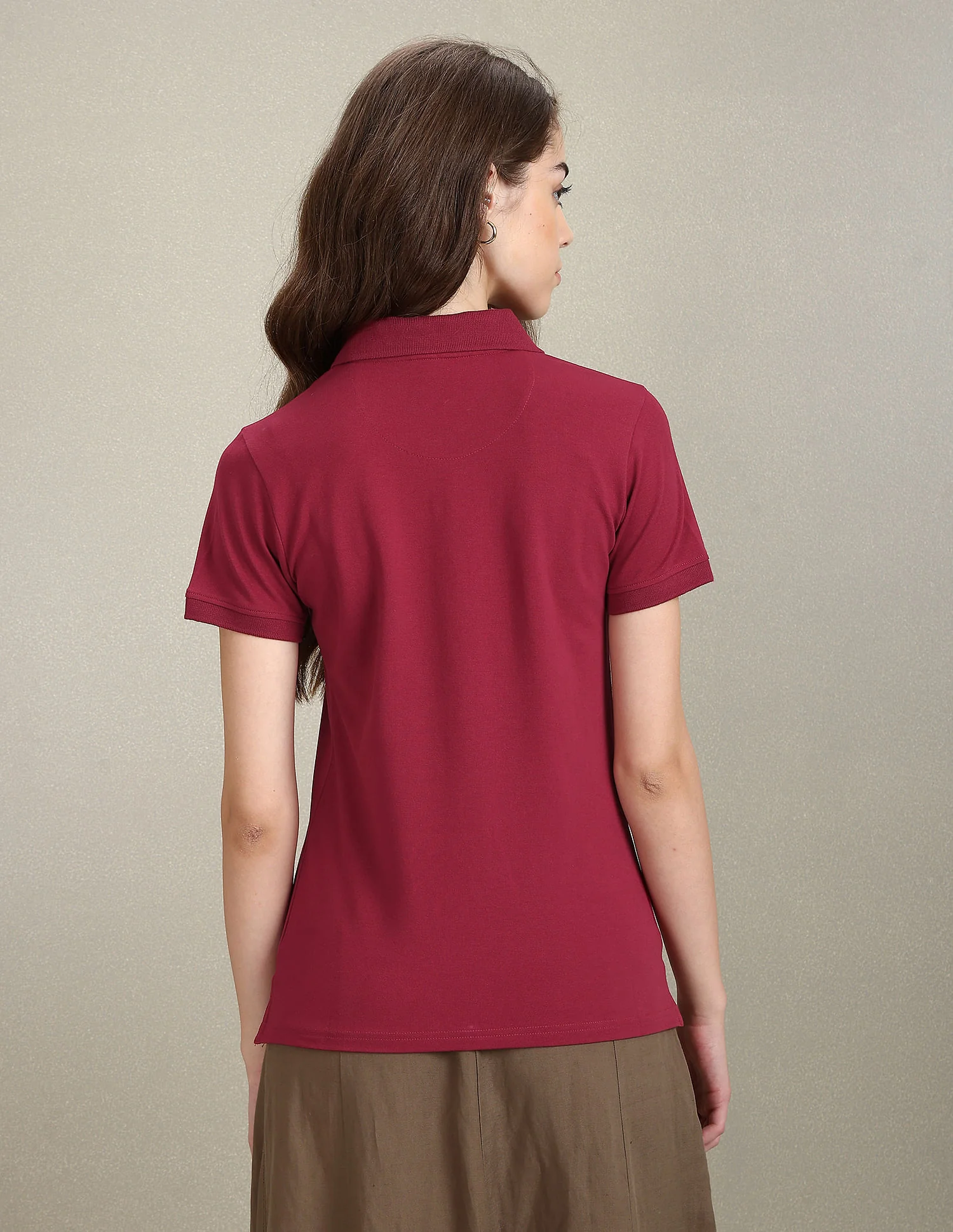 Metallic Logo Slim Polo Shirt - Image 5
