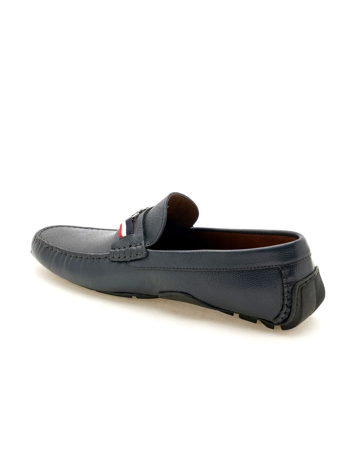 Metallic Logo Solid Hermes 5.0 Loafers - Image 3
