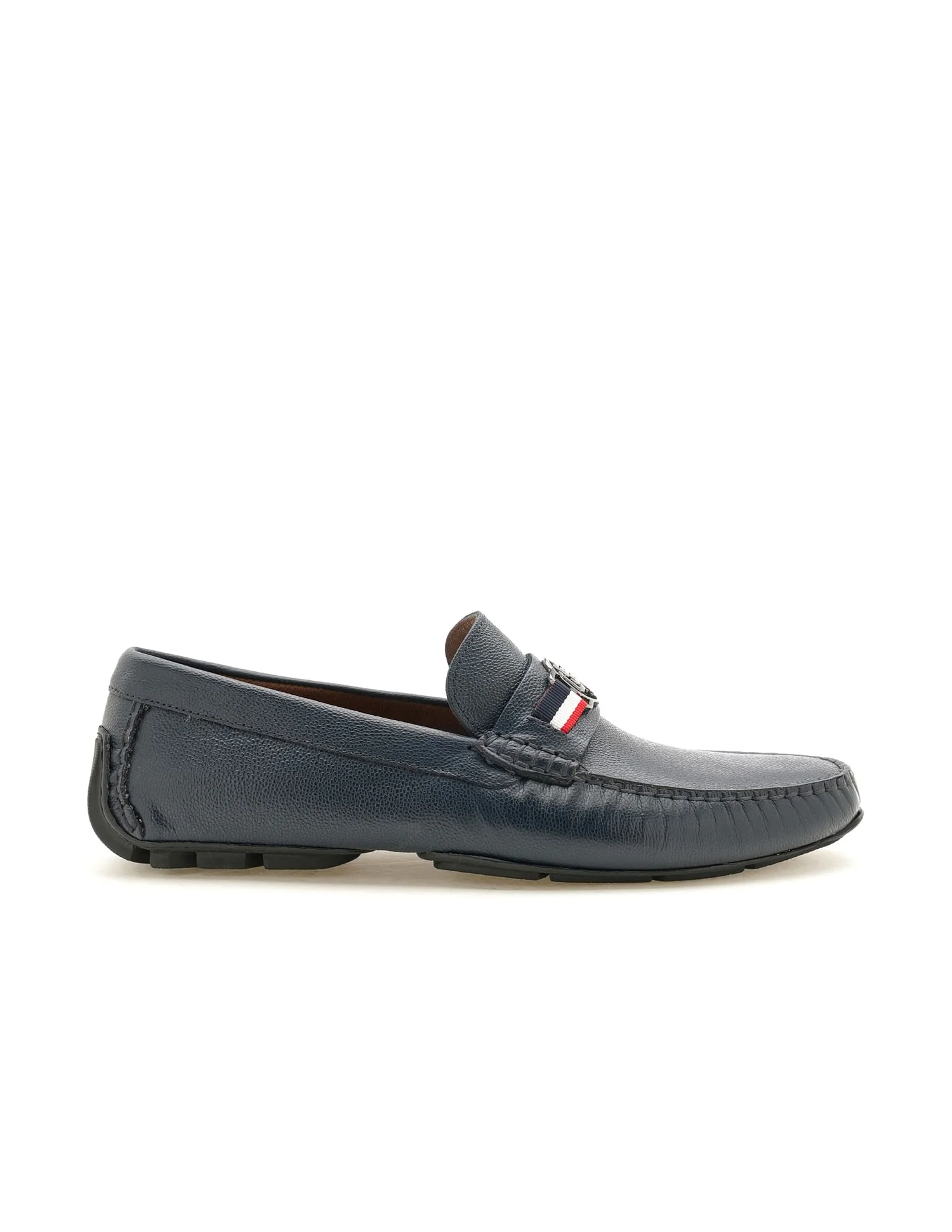 Metallic Logo Solid Hermes 5.0 Loafers - Image 4