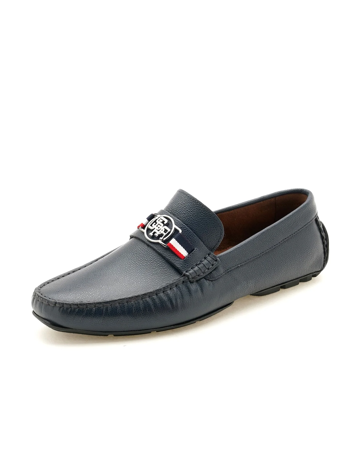 Metallic Logo Solid Hermes 5.0 Loafers - Image 6