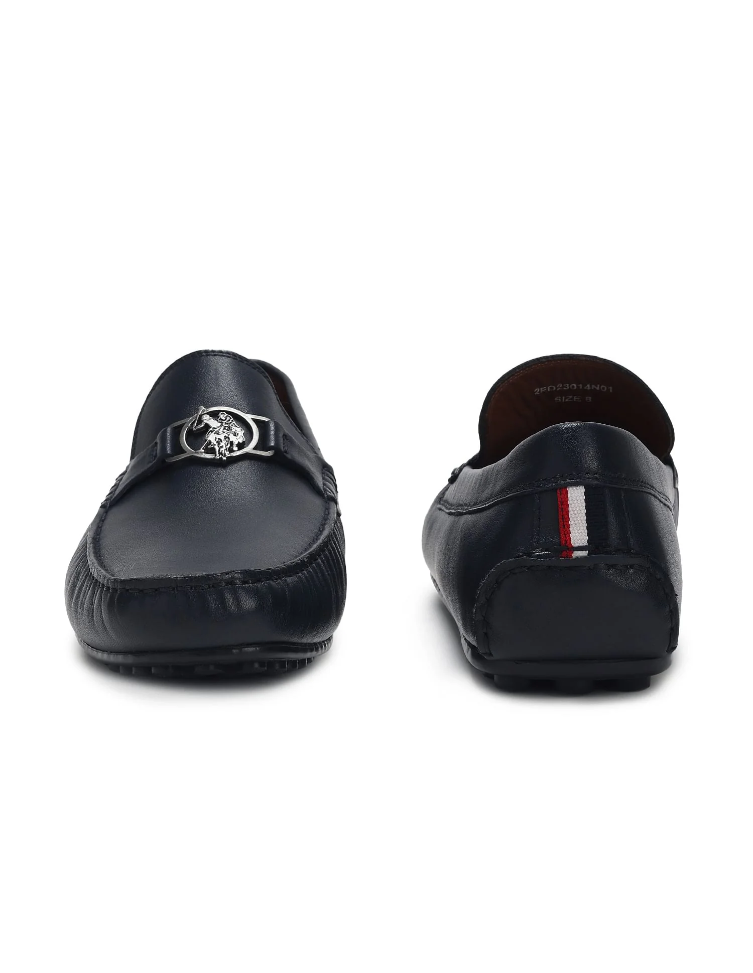 Men Metallic Logo Solid Raptor Slip On Shoes - Image 8