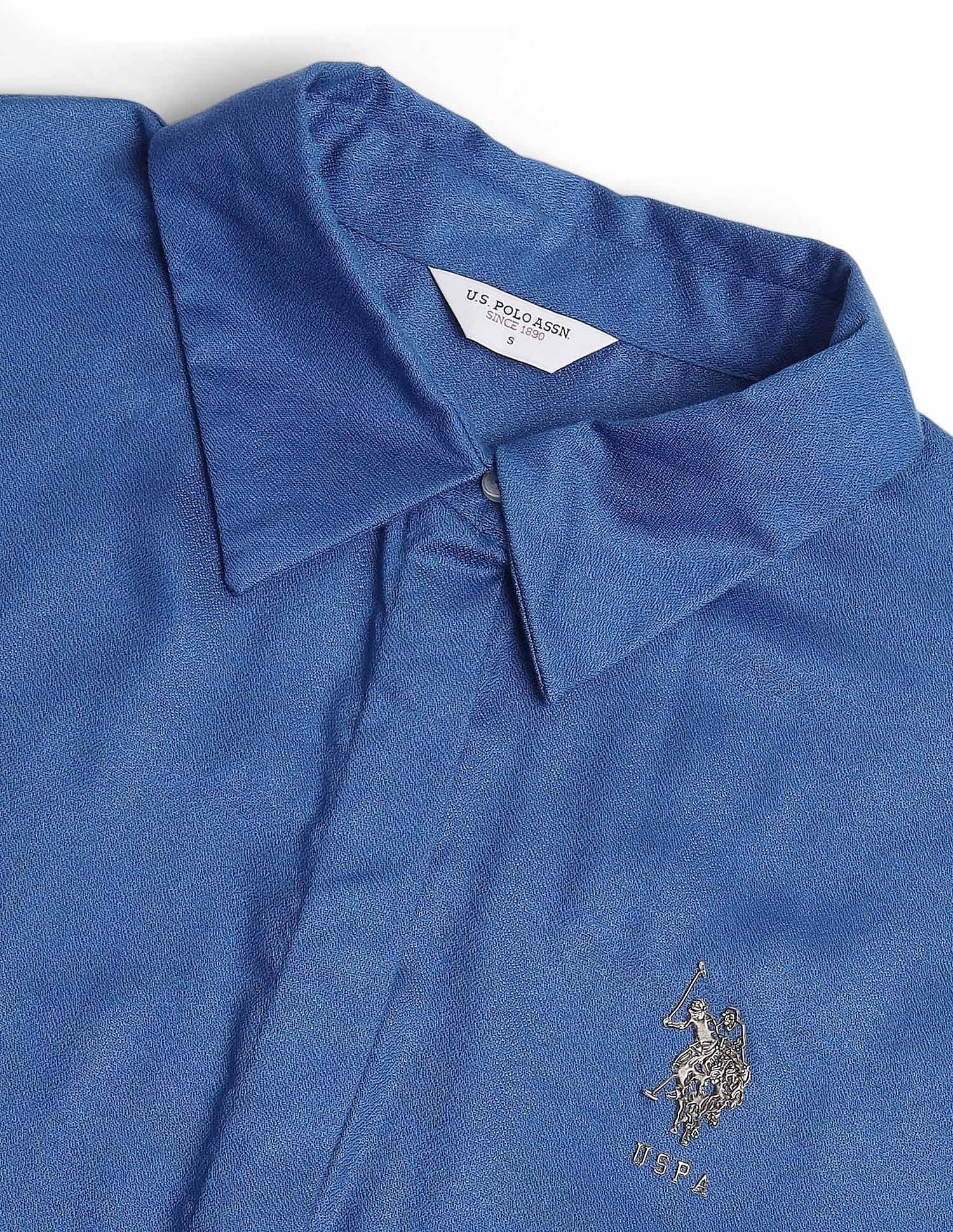 Metallic Logo Solid Shirt - Image 2