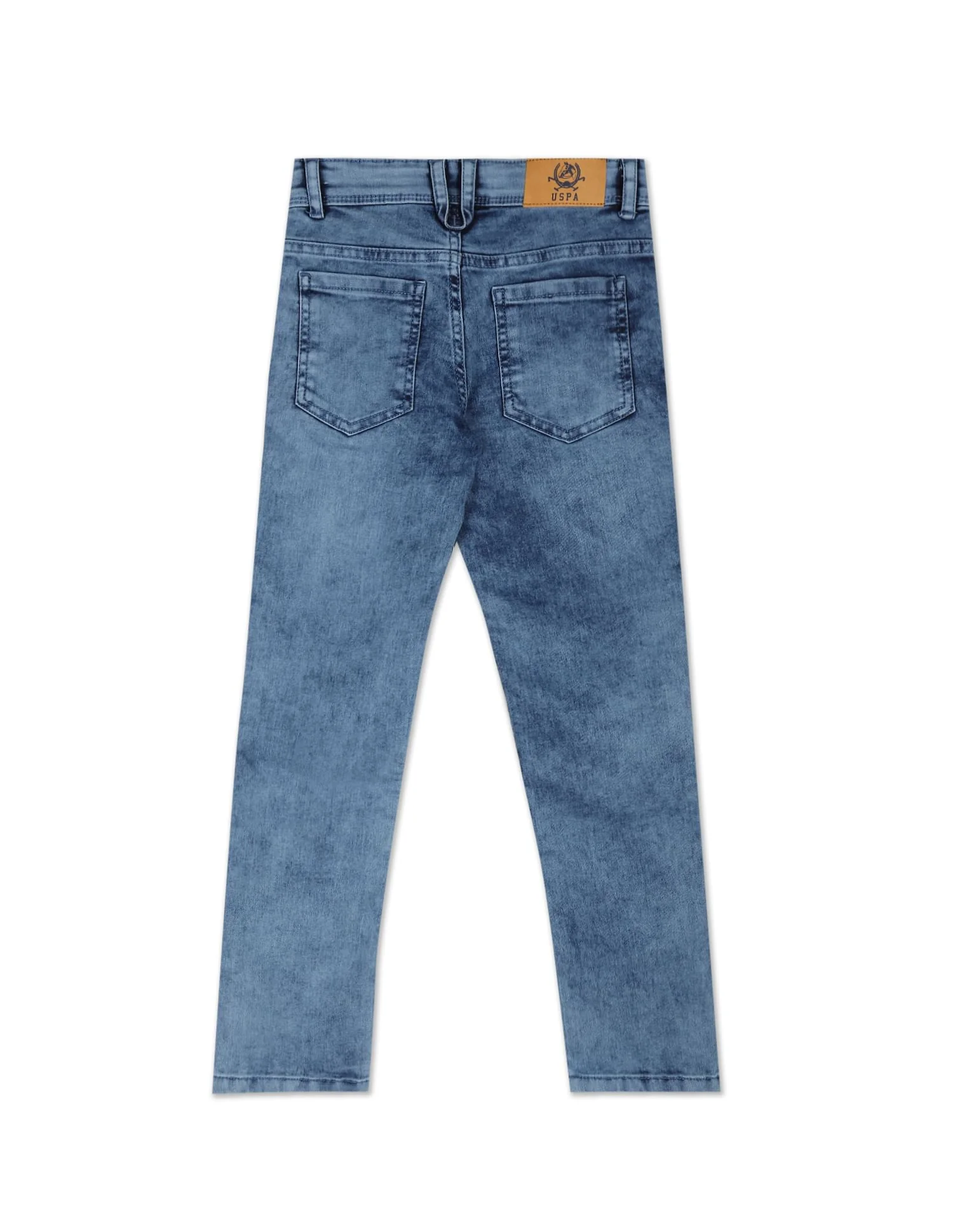 Mid Rise Acid Wash Skinny Fit Jeans - Image 2