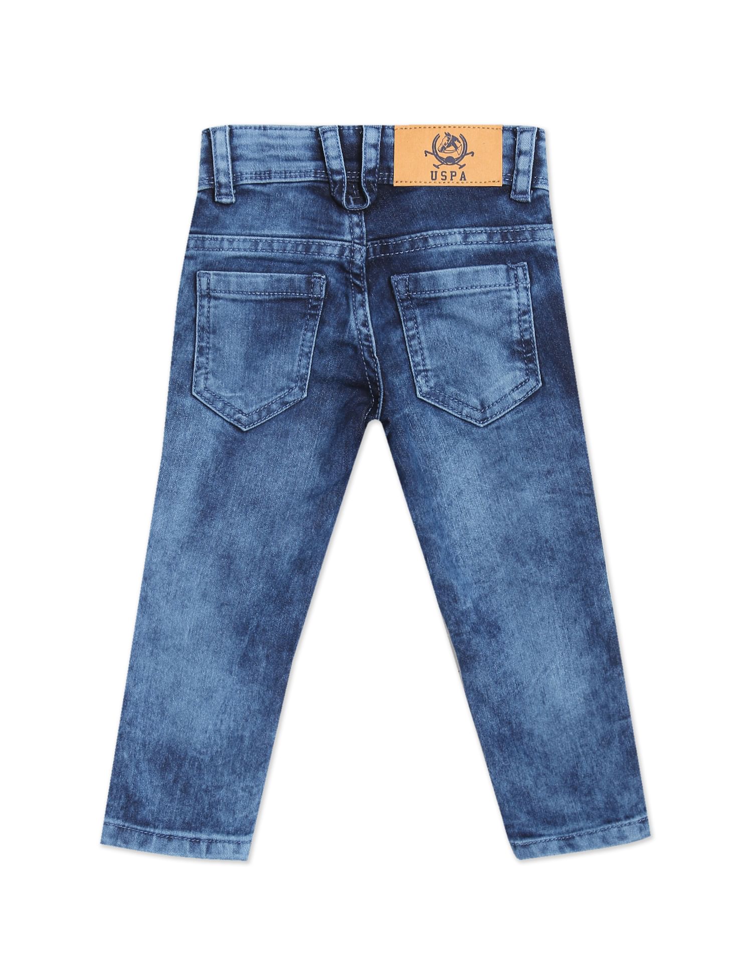 Mid Rise Acid Wash Skinny Fit Jeans - Image 2