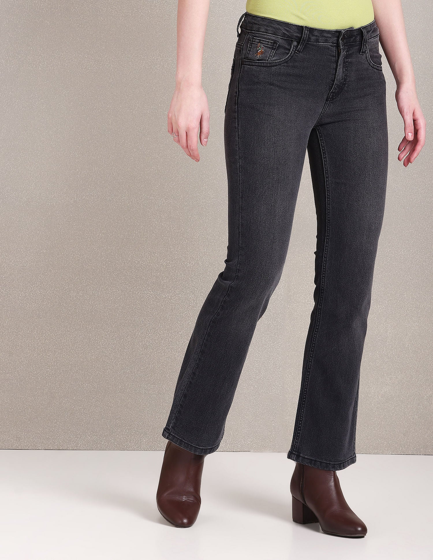 Mid Rise Bootcut Jeans