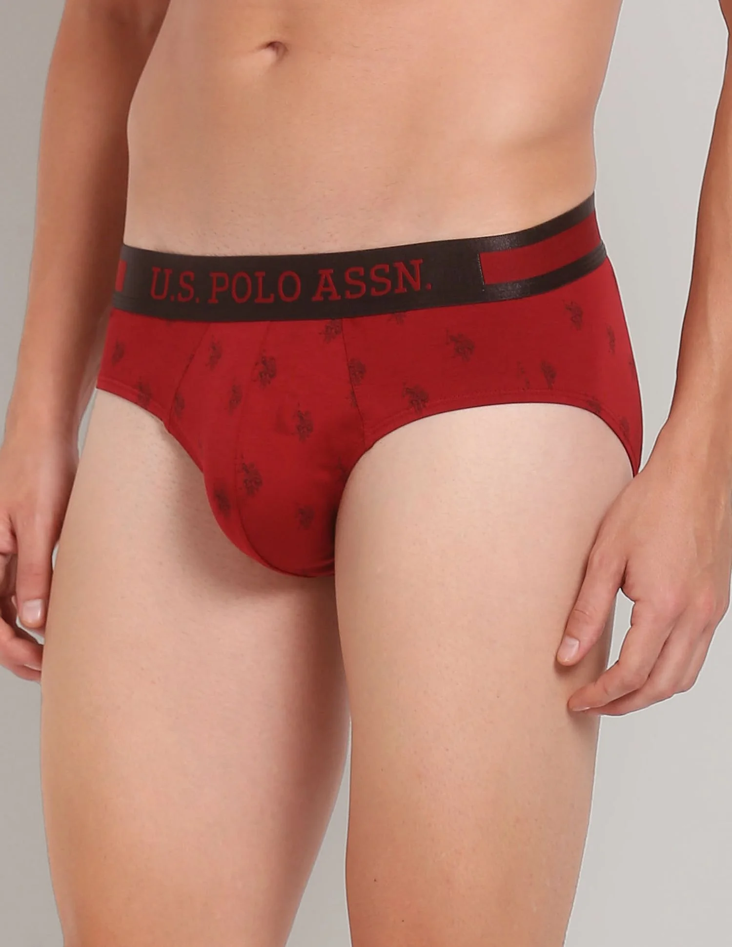 Mid Rise Brand Print PB002 Premium Briefs - Pack Of 1 - Image 4