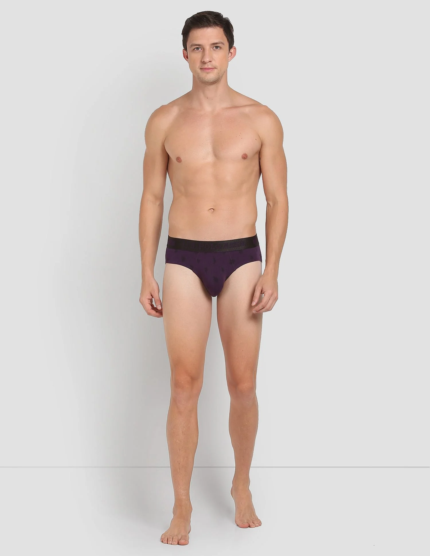 Mid Rise Brand Print PB002 Premium Briefs - Pack Of 1 - Image 3
