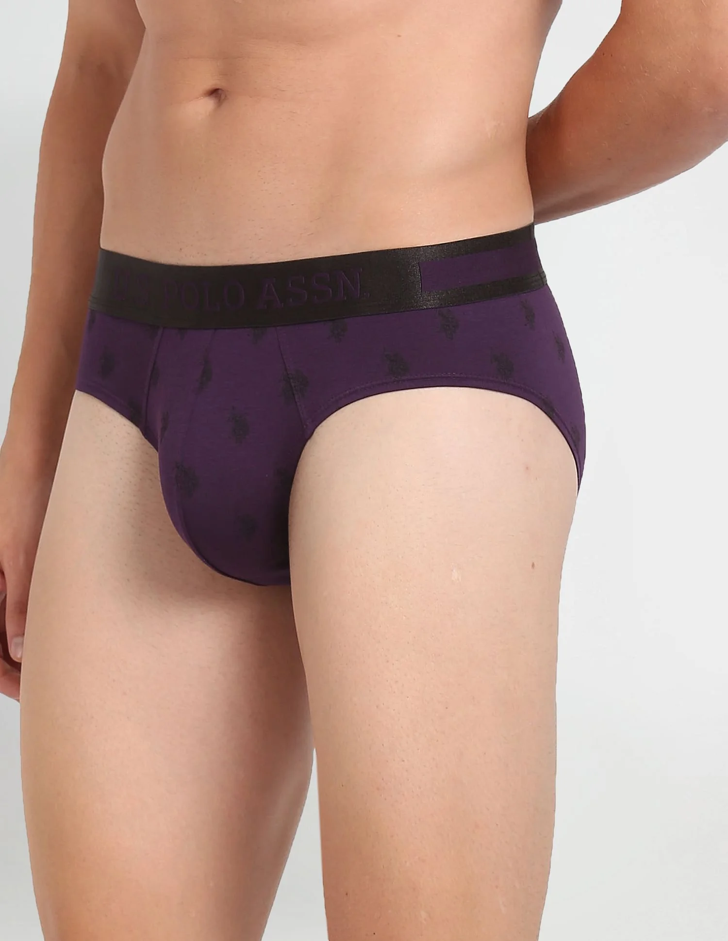 Mid Rise Brand Print PB002 Premium Briefs - Pack Of 1 - Image 4