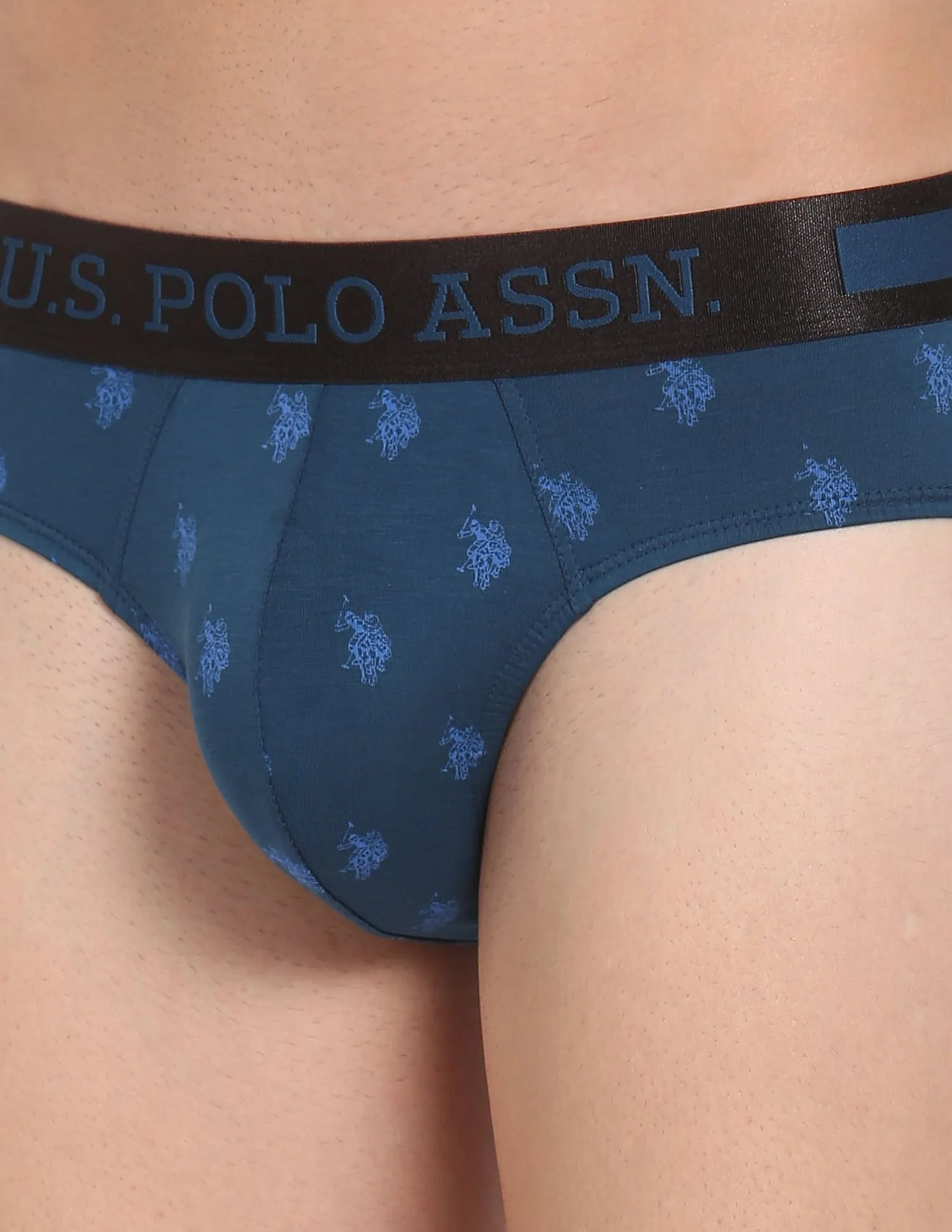 Mid Rise Brand Print PB002 Premium Briefs - Pack Of 1 - Image 6