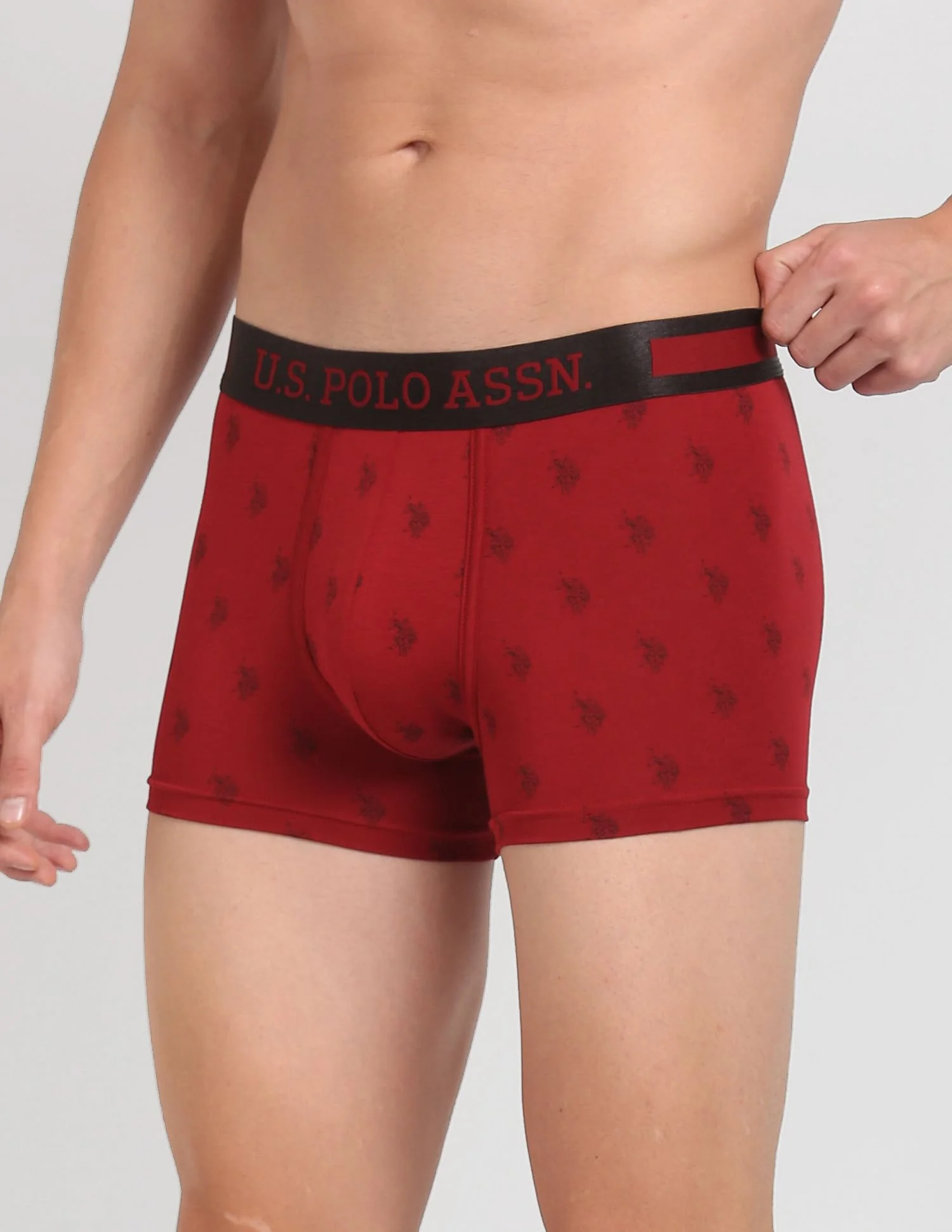 Mid Rise Brand Print PT002 Premium Trunks - Pack Of 1 - Image 4