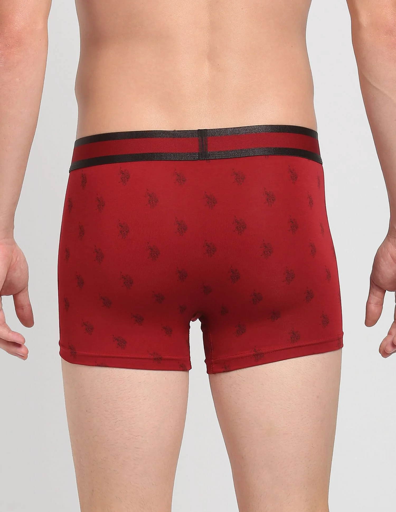 Mid Rise Brand Print PT002 Premium Trunks - Pack Of 1 - Image 5