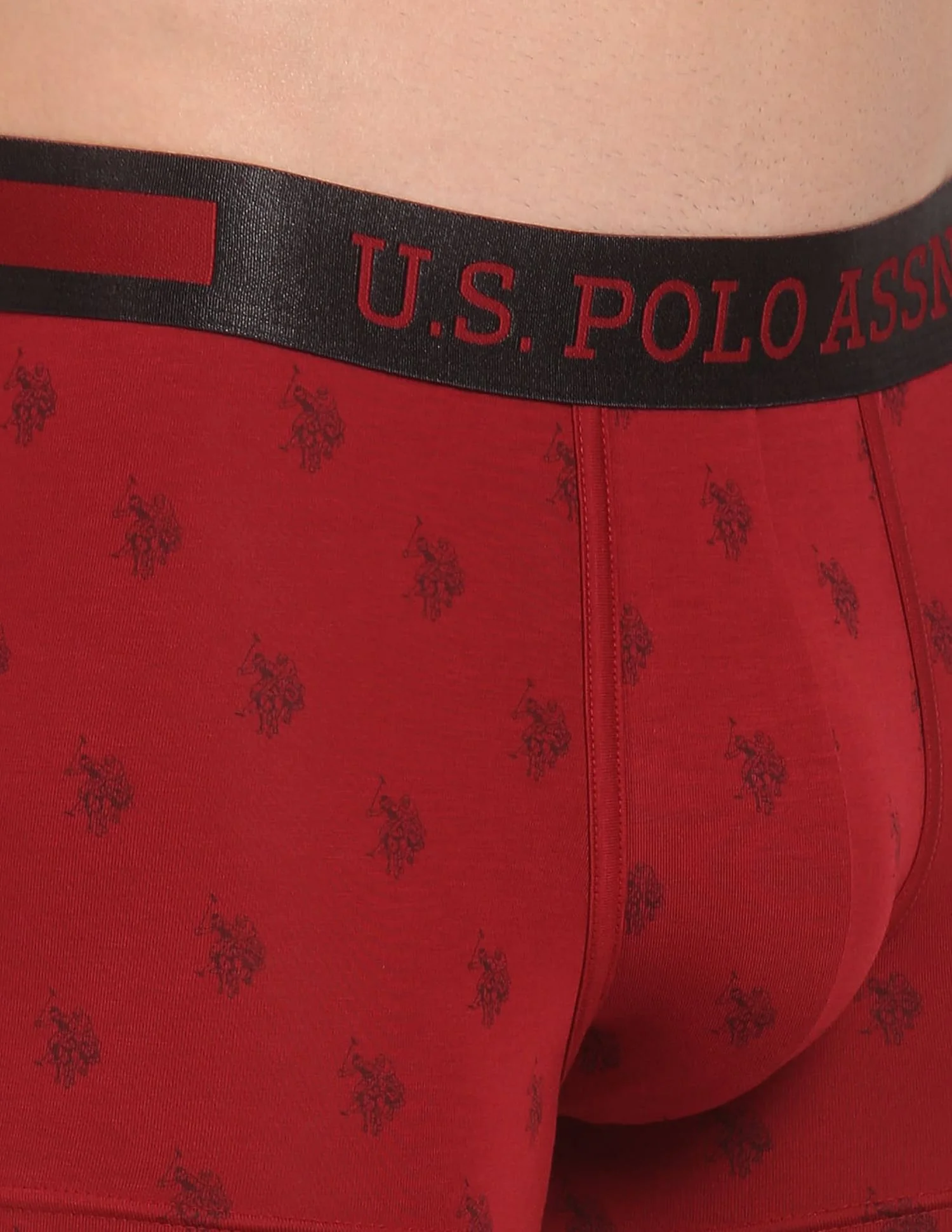 Mid Rise Brand Print PT002 Premium Trunks - Pack Of 1 - Image 6