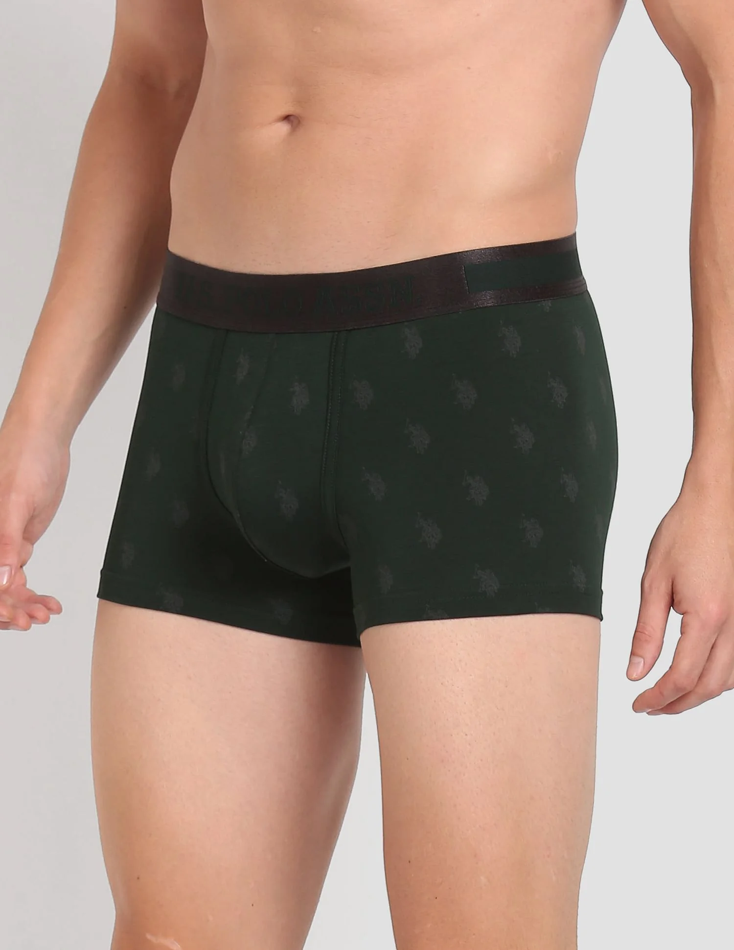 Mid Rise Brand Print PT002 Premium Trunks - Pack Of 1 - Image 4
