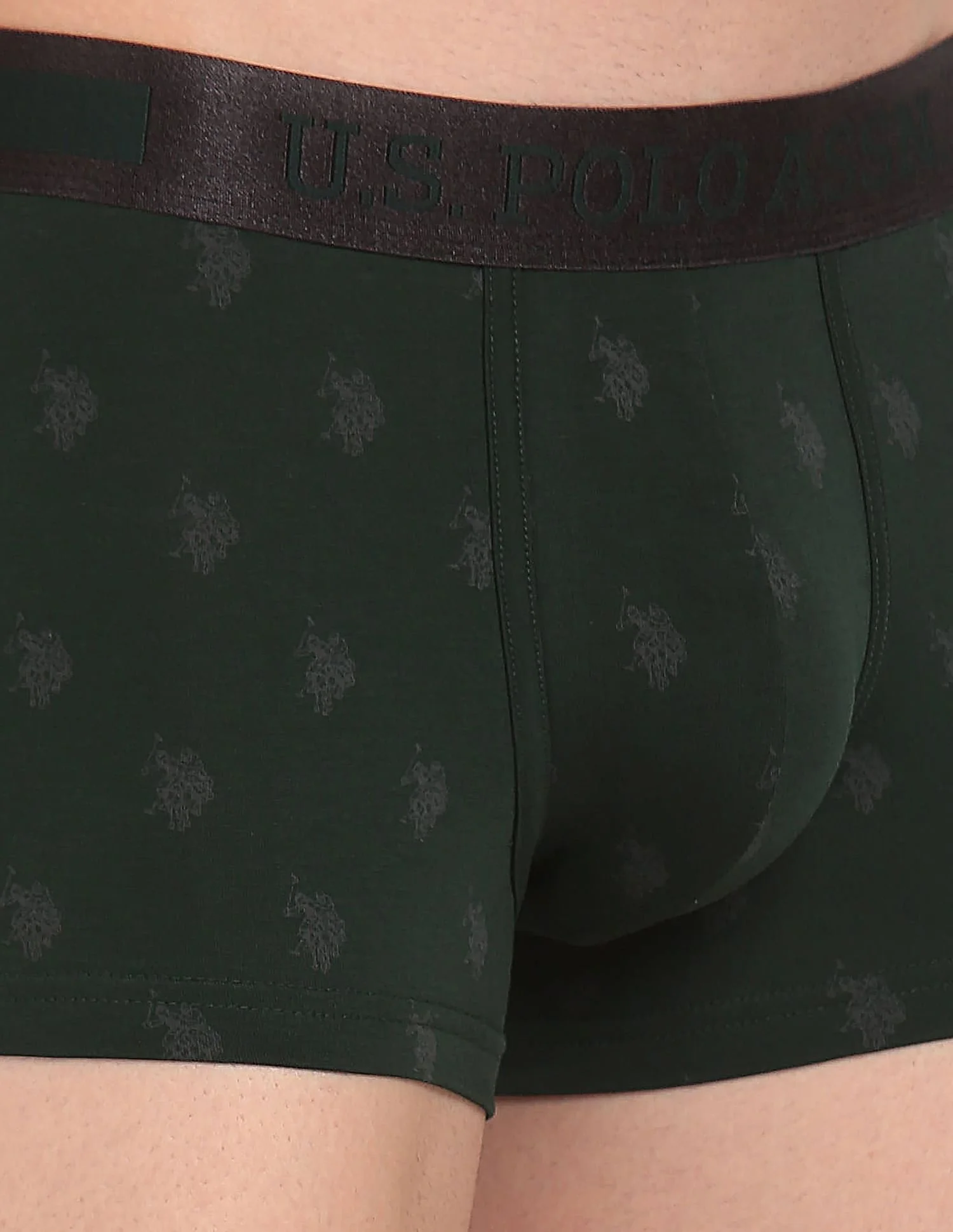 Mid Rise Brand Print PT002 Premium Trunks - Pack Of 1 - Image 6