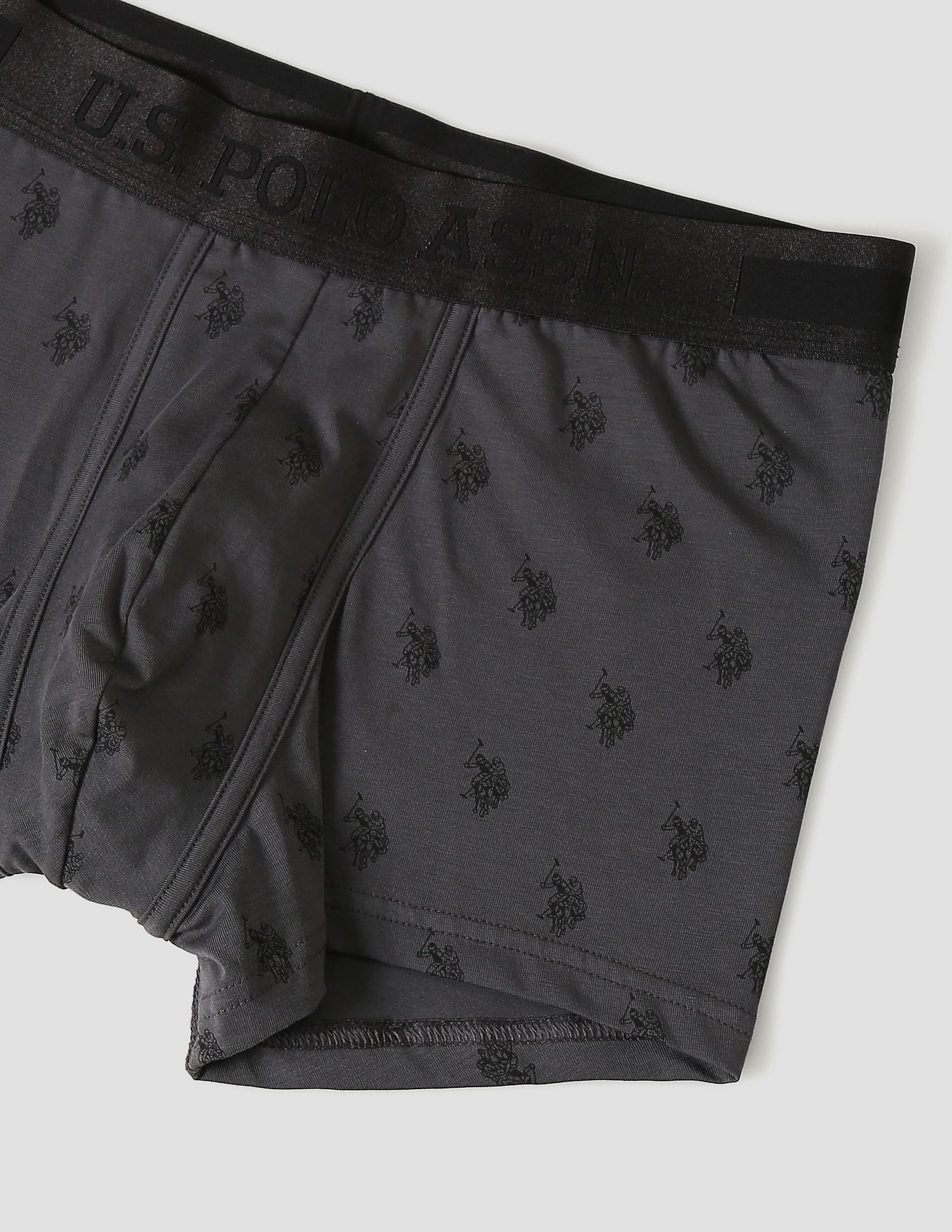 Mid Rise Brand Print PT002 Premium Trunks - Pack Of 1 - Image 2