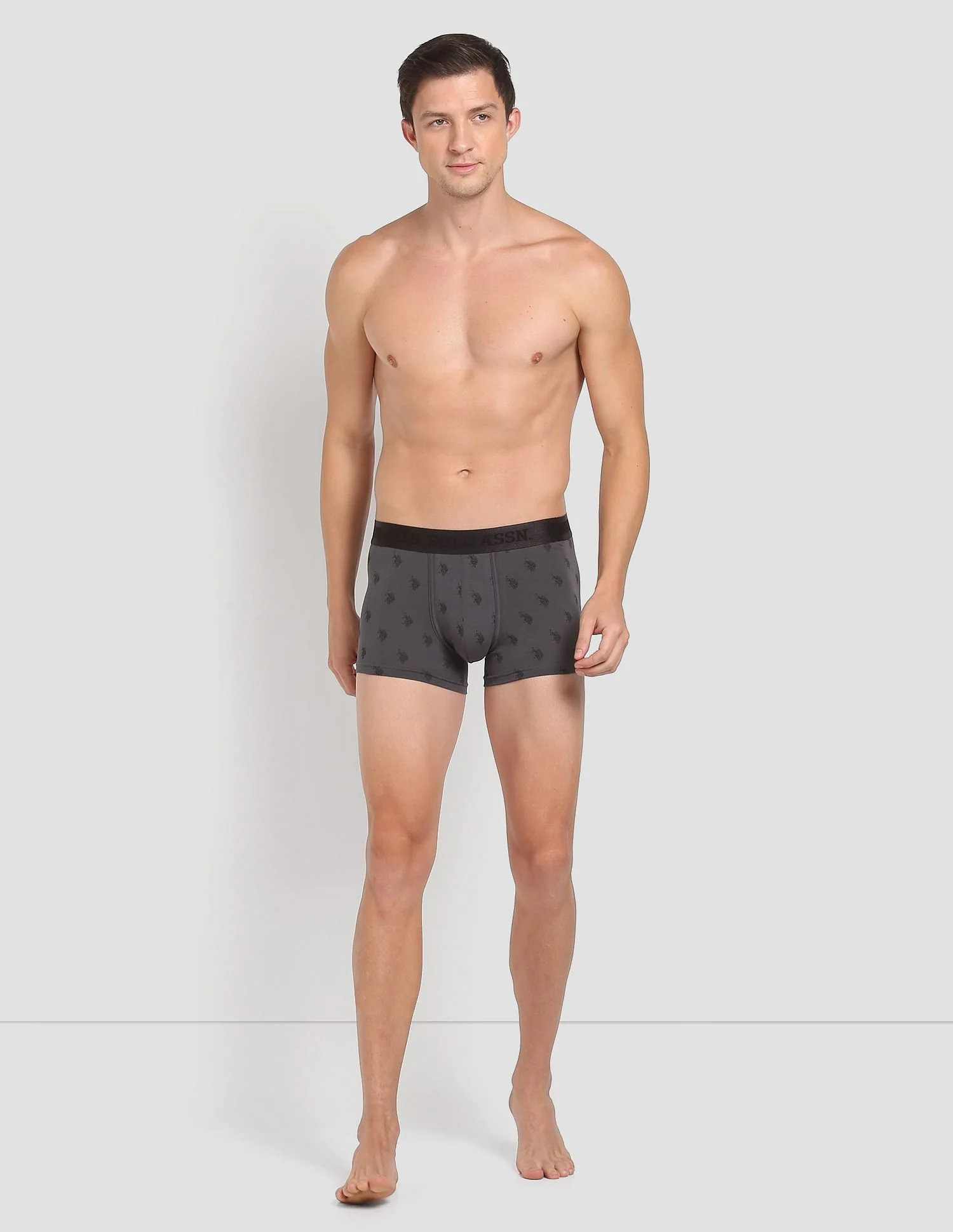 Mid Rise Brand Print PT002 Premium Trunks - Pack Of 1 - Image 3