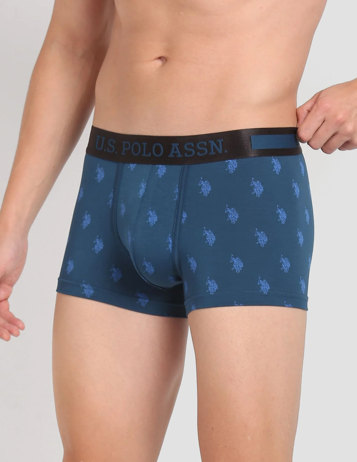 Mid Rise Brand Print PT002 Premium Trunks - Pack Of 1 - Image 4