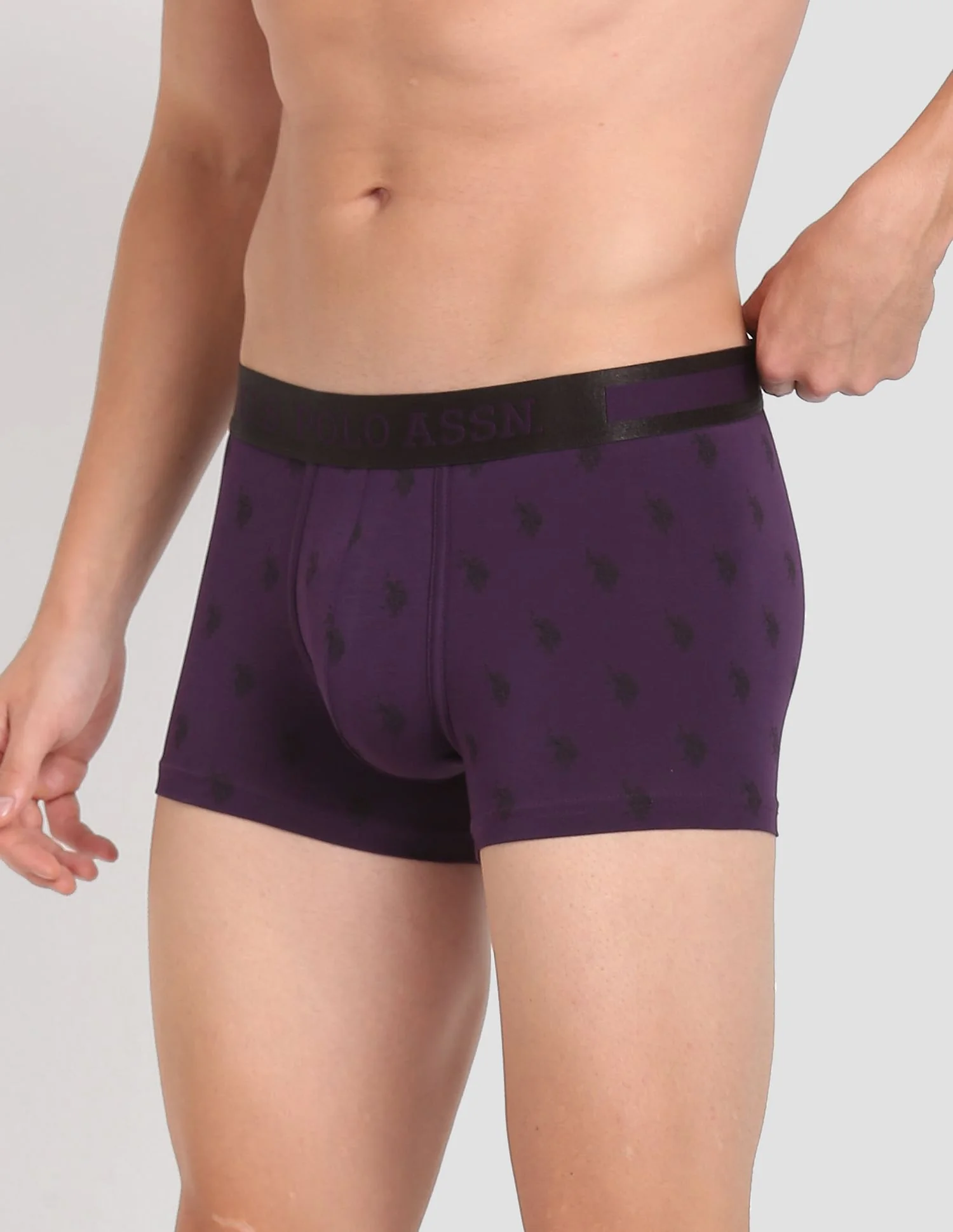 Mid Rise Brand Print PT002 Premium Trunks - Pack Of 1 - Image 4