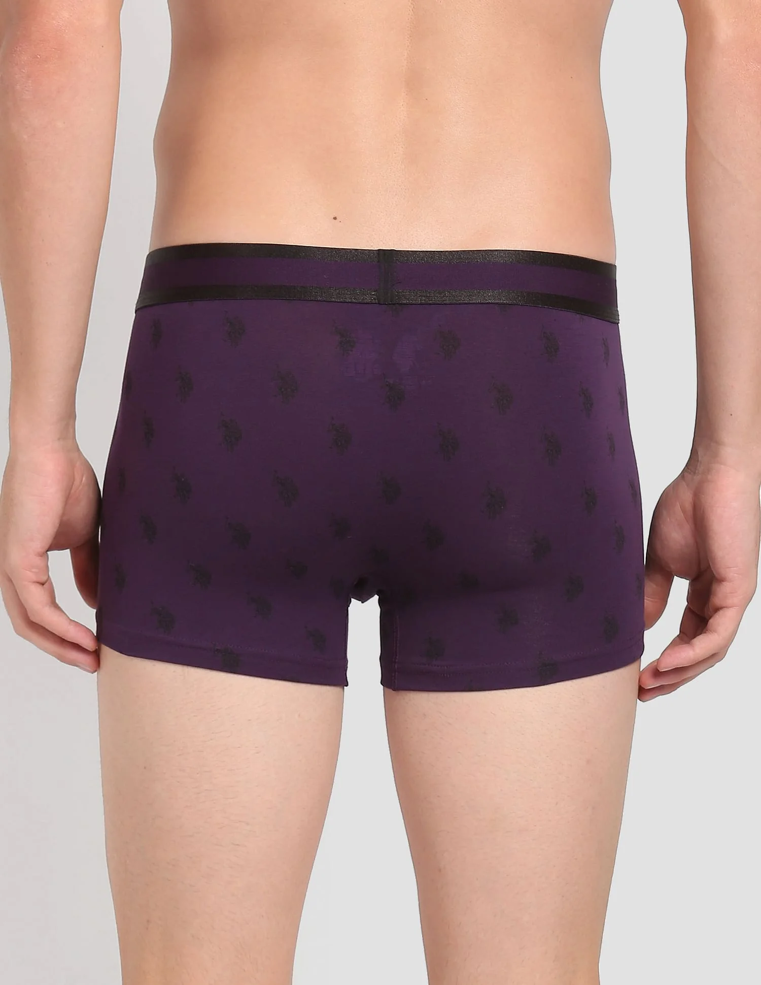 Mid Rise Brand Print PT002 Premium Trunks - Pack Of 1 - Image 5
