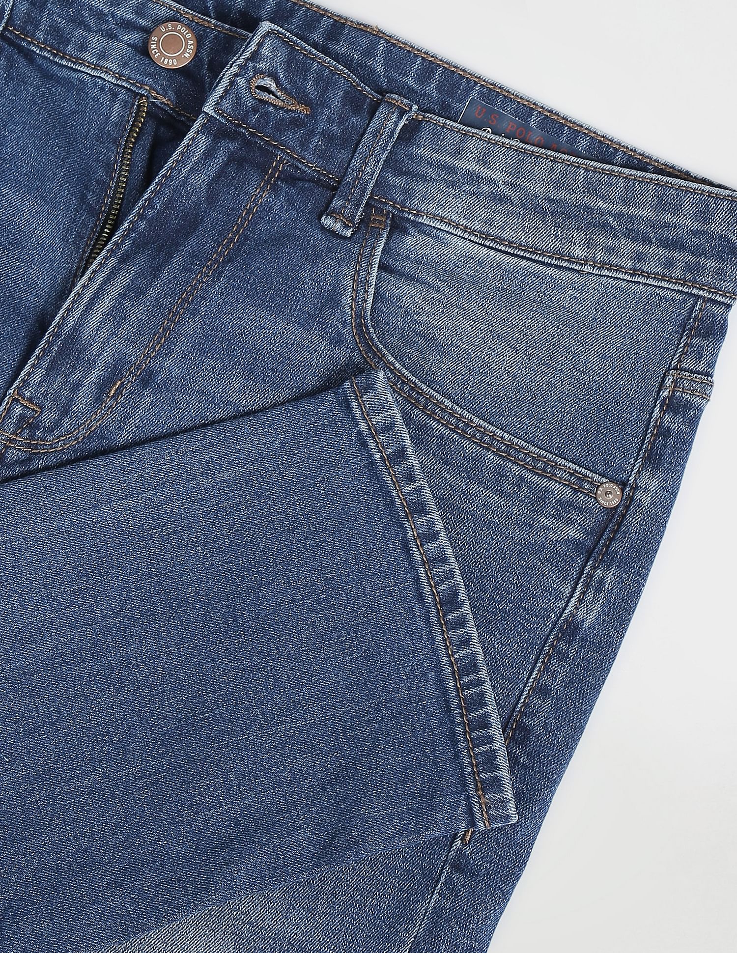 Mid Rise Brandon Slim Tapered Fit Jeans - Image 2