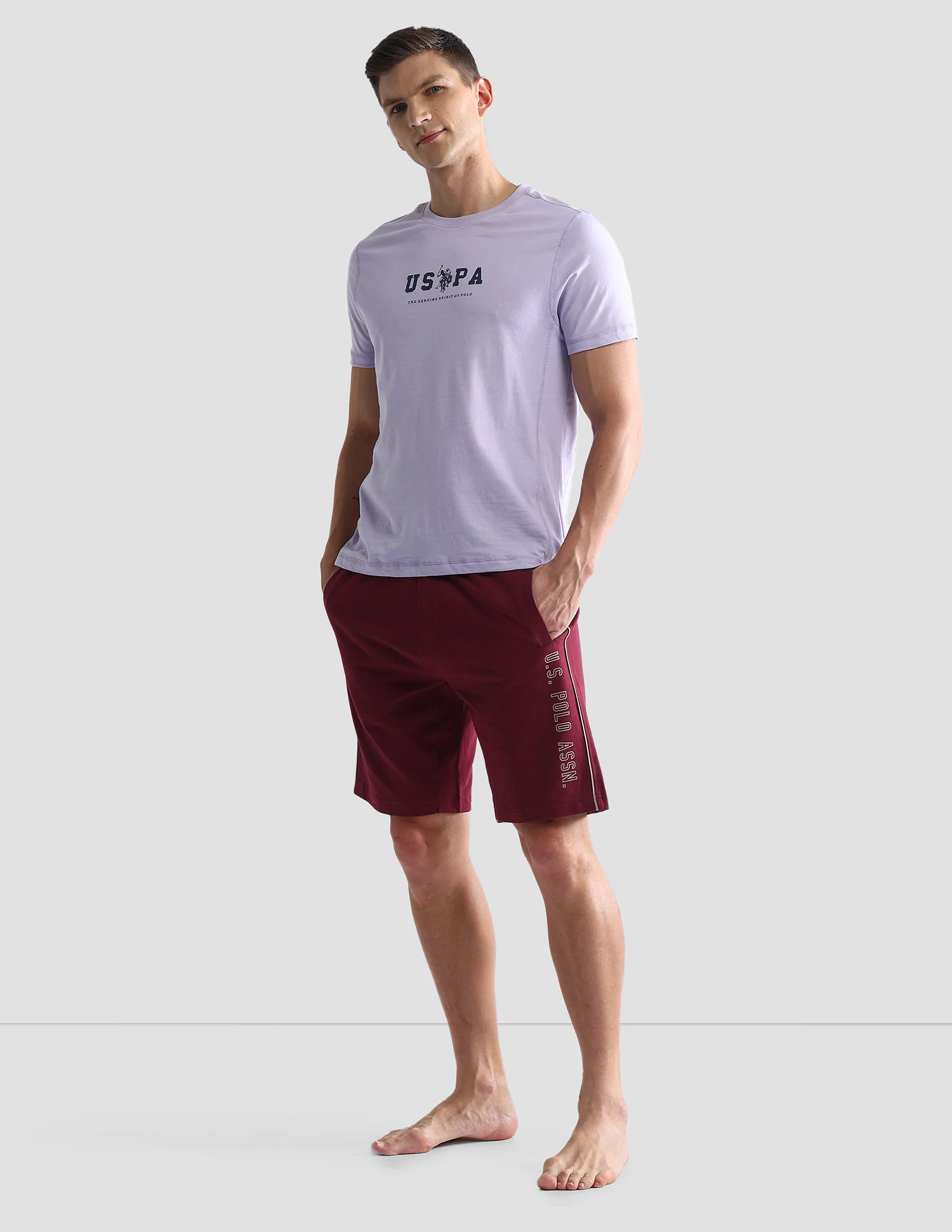 Mid Rise Contrast Piping OES05 Shorts - Pack Of 1 - Image 3