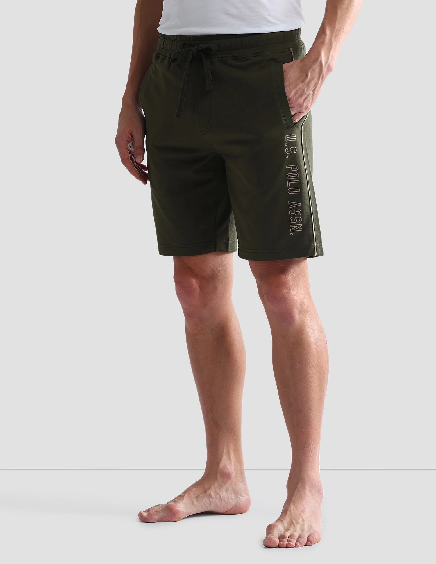 Mid Rise Contrast Piping OES05 Shorts - Pack Of 1