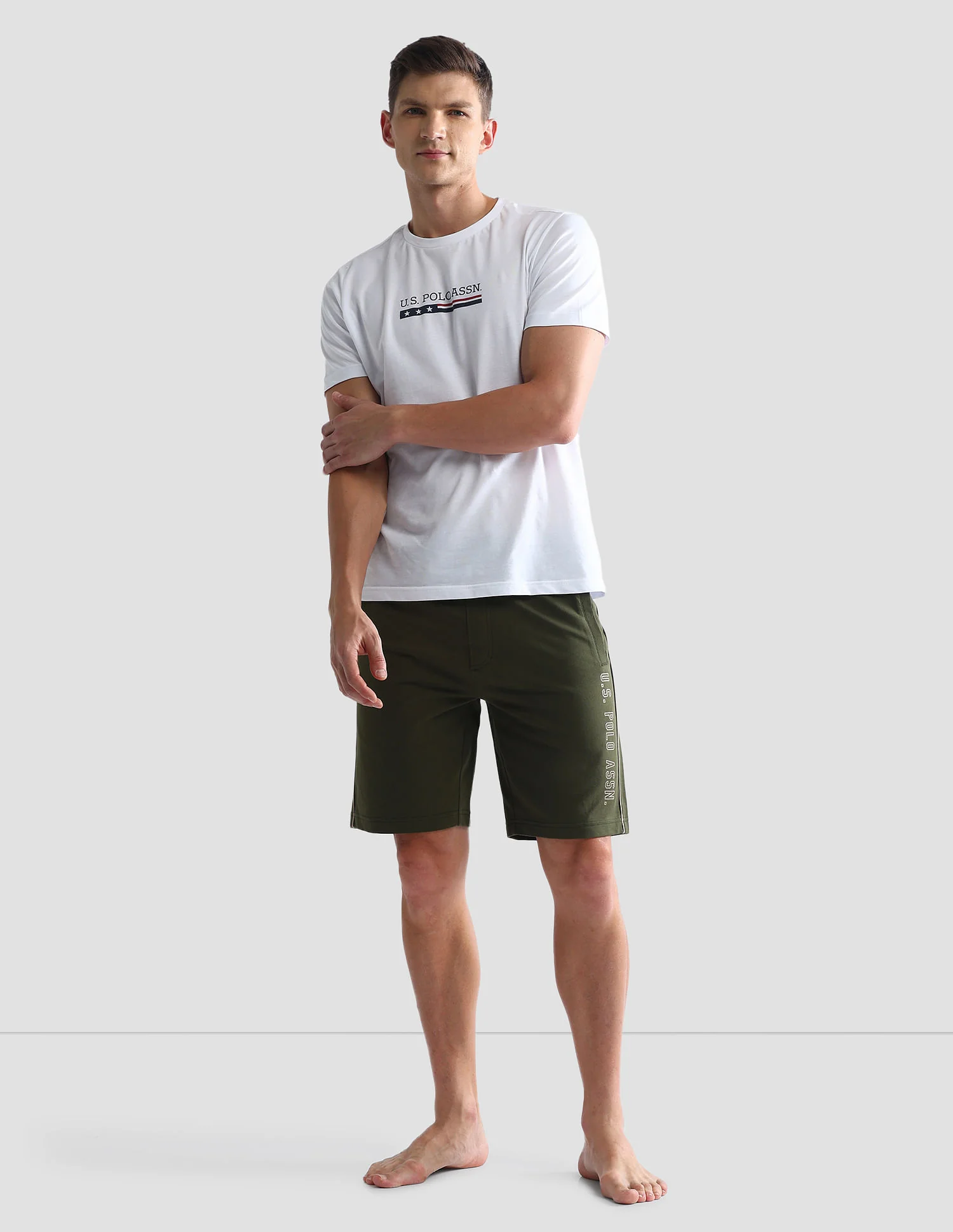 Mid Rise Contrast Piping OES05 Shorts - Pack Of 1 - Image 3