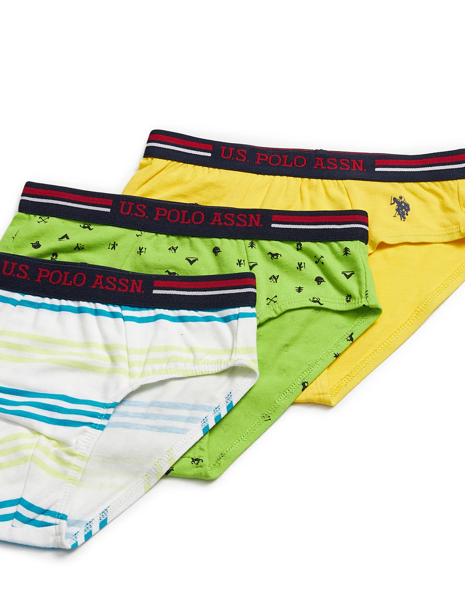 Mid Rise Cotton Spandex EKB03 Briefs - Pack Of 3 - Image 2
