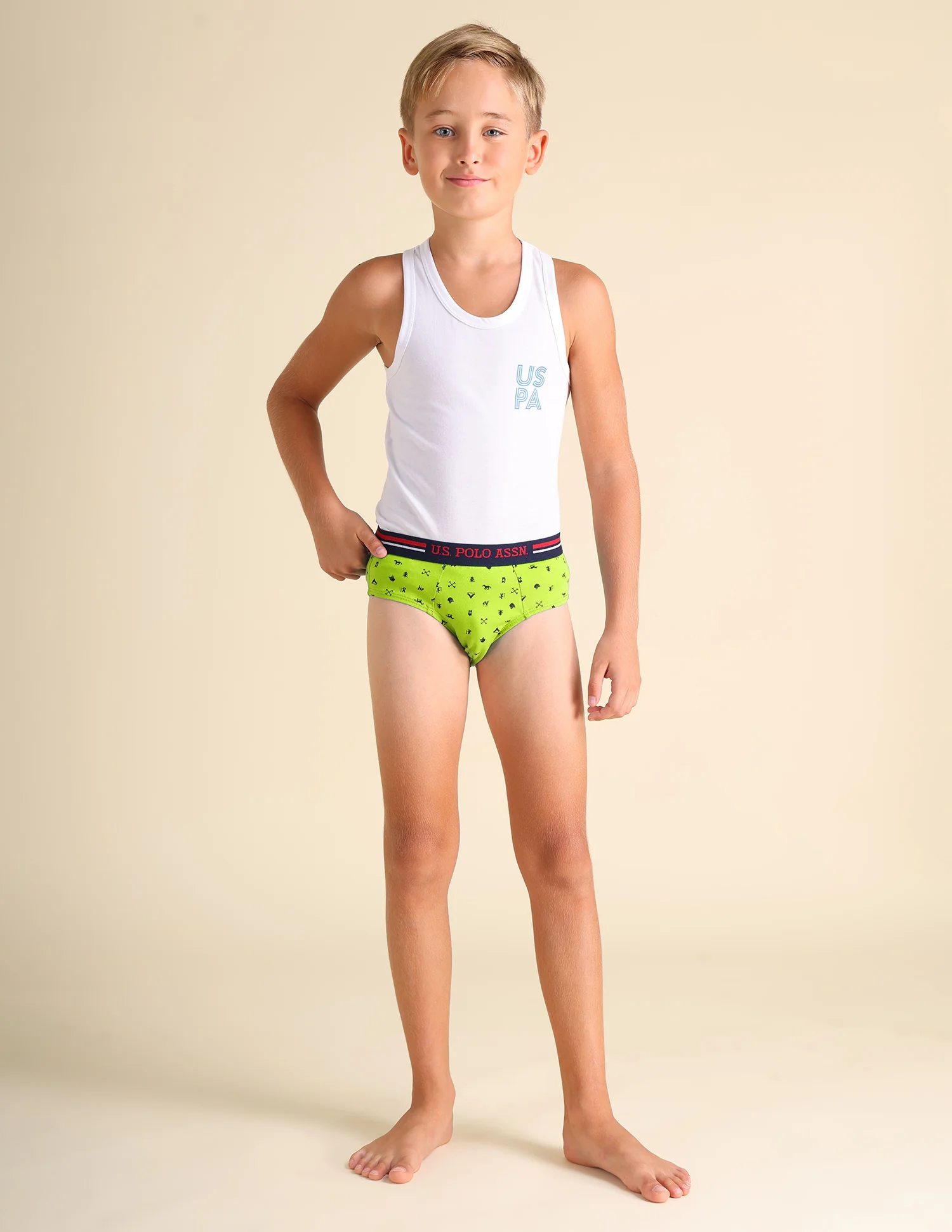 Mid Rise Cotton Spandex EKB03 Briefs - Pack Of 3 - Image 5