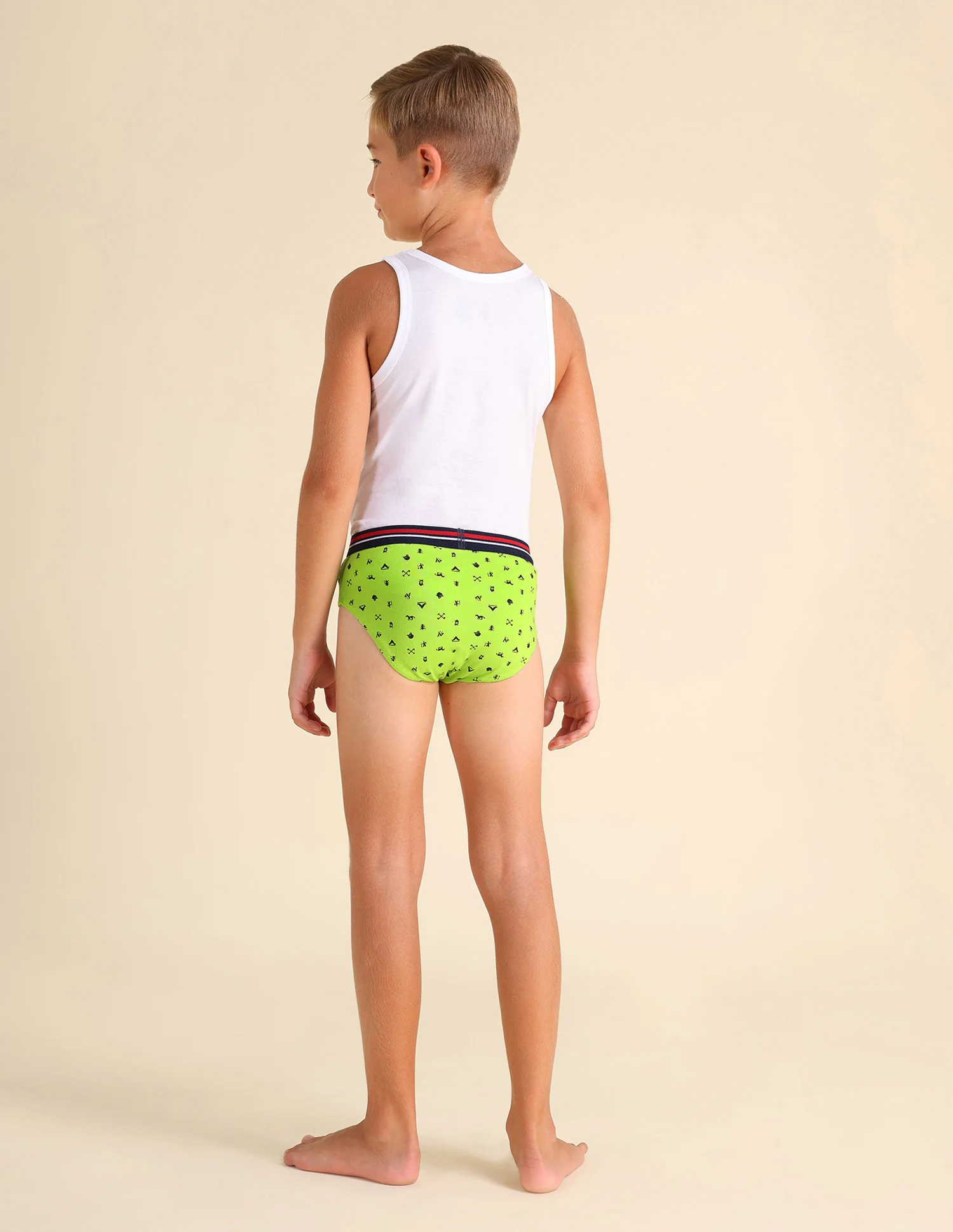 Mid Rise Cotton Spandex EKB03 Briefs - Pack Of 3 - Image 9