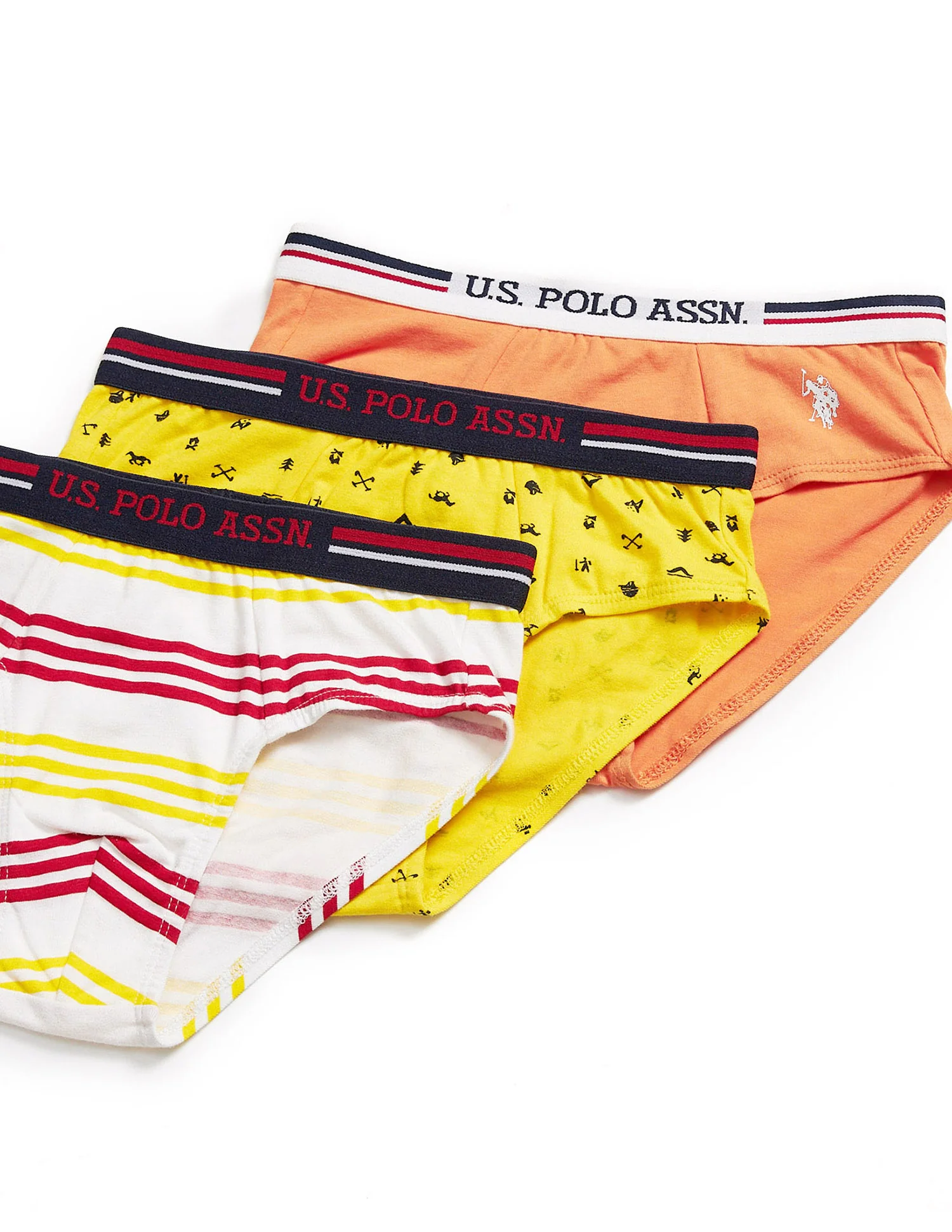 Mid Rise Cotton Spandex EKB03 Briefs - Pack Of 3 - Image 2