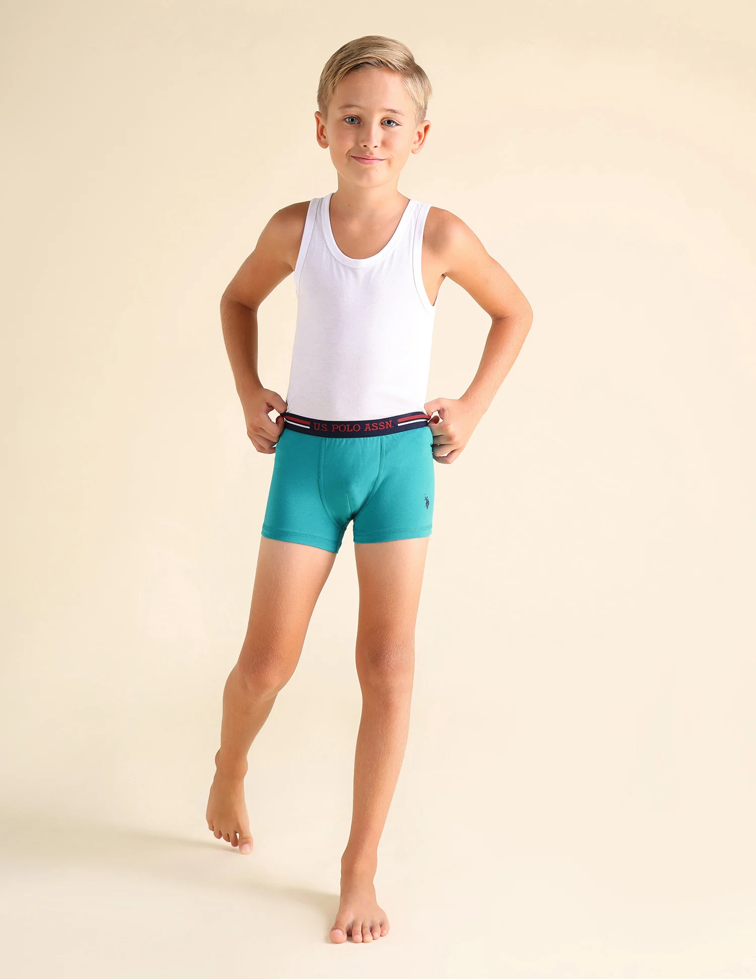 Mid Rise Cotton Spandex EKT02 Trunks - Pack Of 2 - Image 3