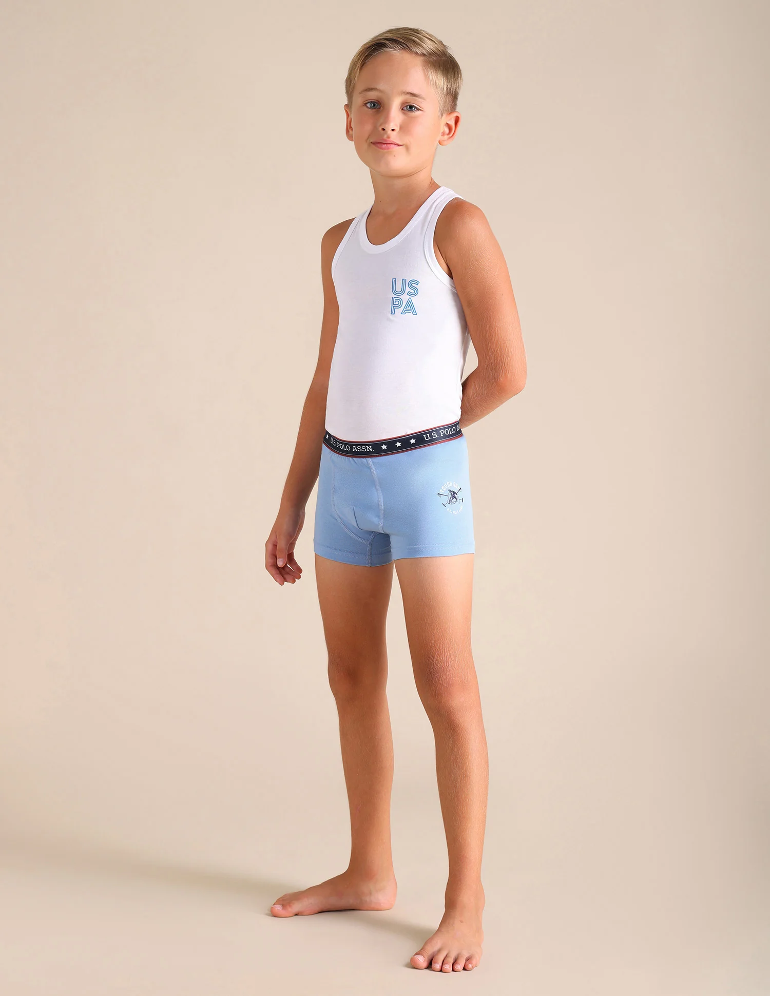 Solid Cotton Spandex EKT03 Trunks - Pack Of 2 - Image 3