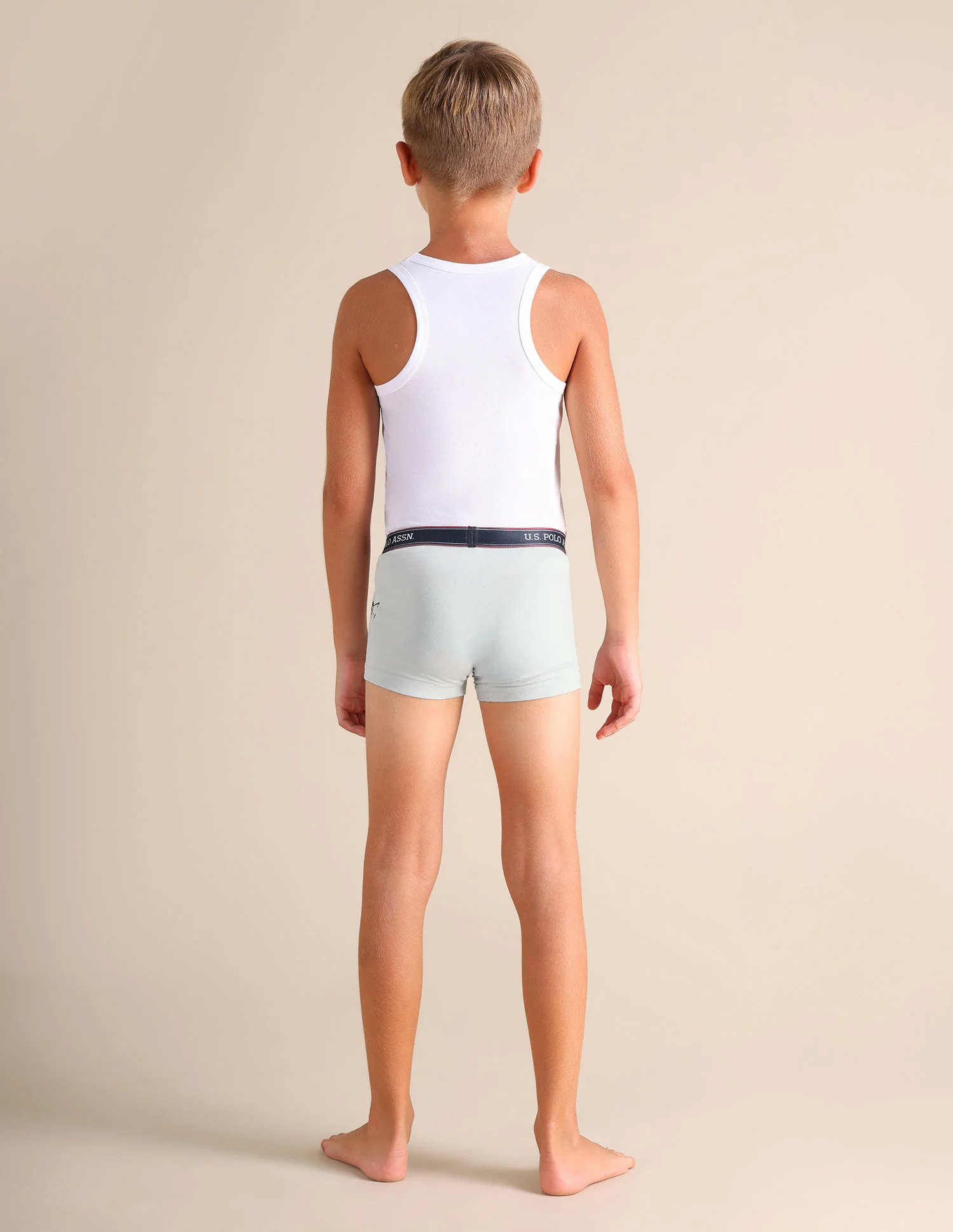 Solid Cotton Spandex EKT03 Trunks - Pack Of 2 - Image 6