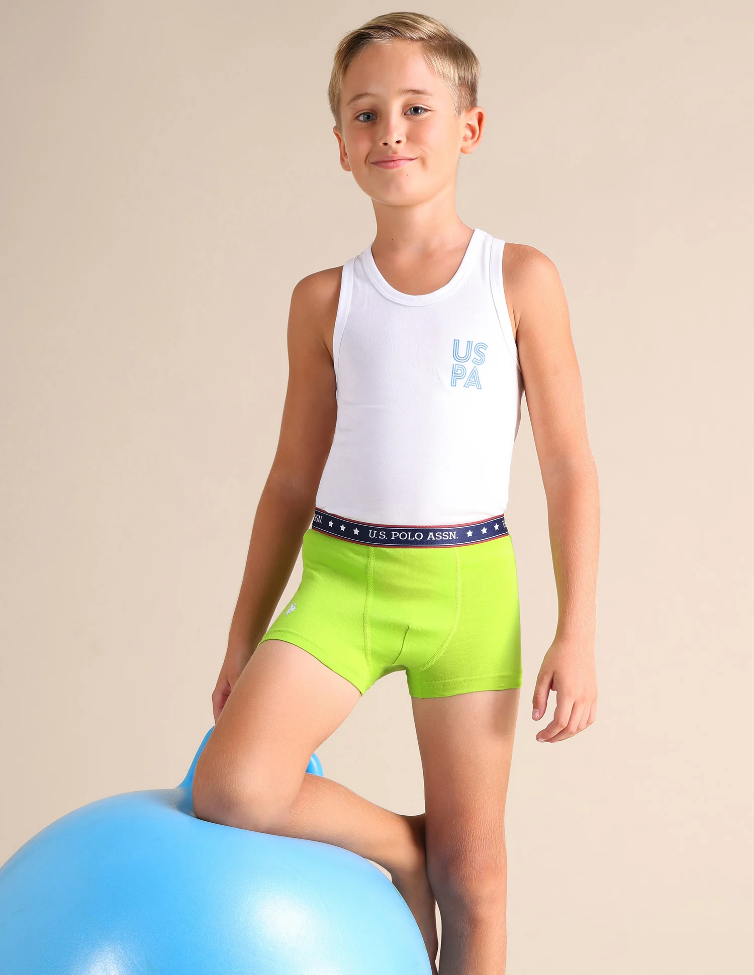 Solid Cotton Spandex EKT03 Trunks - Pack Of 2 - Image 3