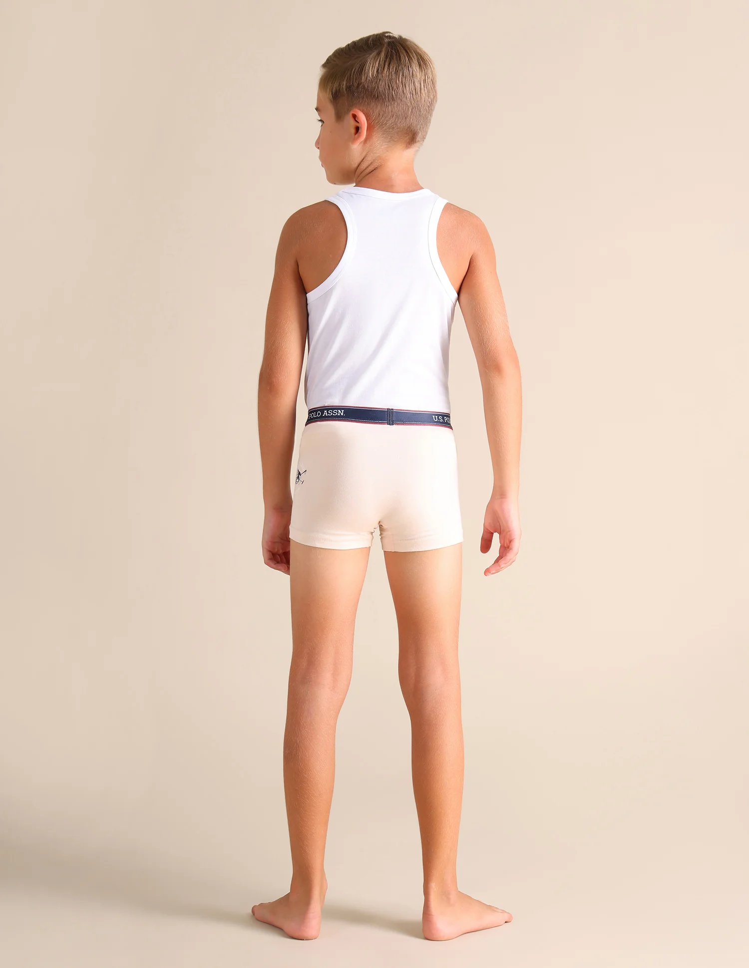 Solid Cotton Spandex EKT03 Trunks - Pack Of 2 - Image 6