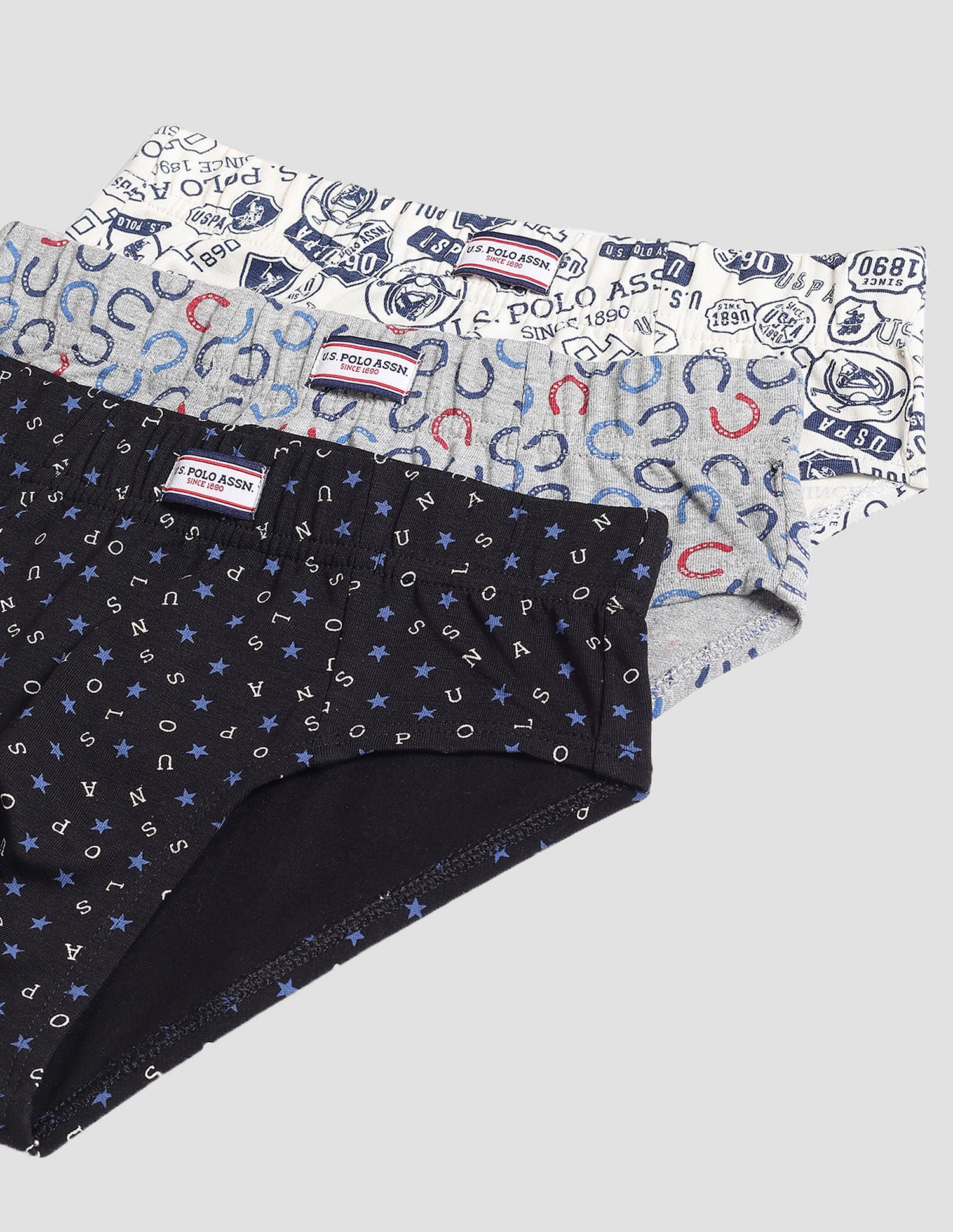 Mid Rise Cotton Spandex OKB01 Briefs - Pack Of 3 - Image 2