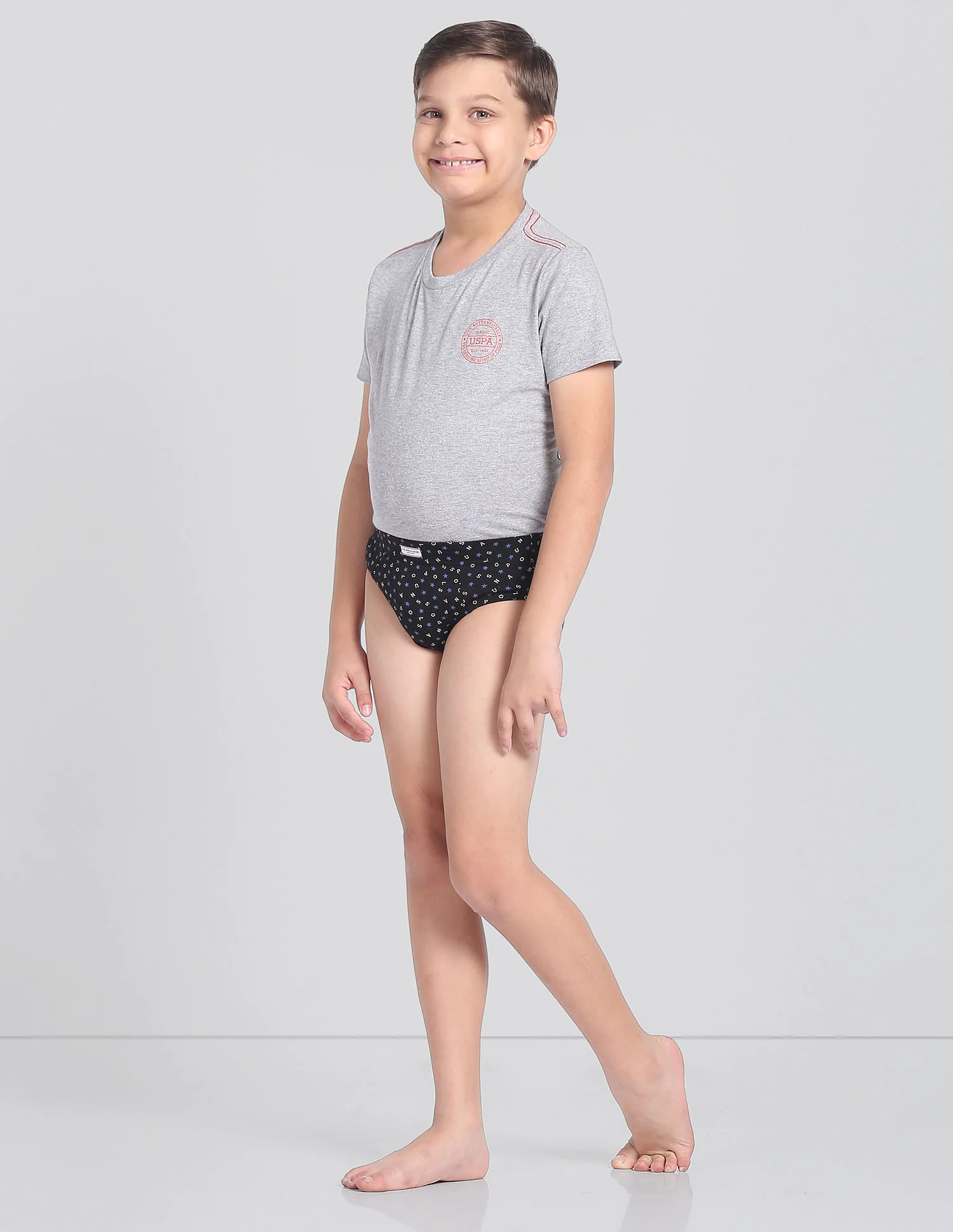 Mid Rise Cotton Spandex OKB01 Briefs - Pack Of 3 - Image 3