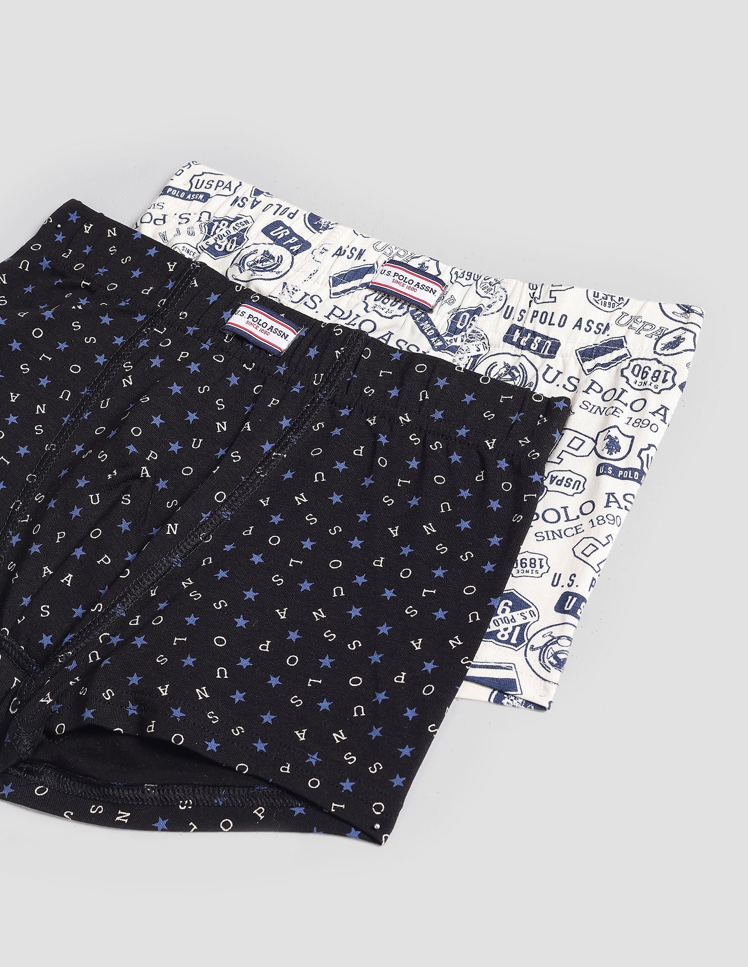 Mid Rise Cotton Spandex OKT01 Trunks - Pack Of 2 - Image 2