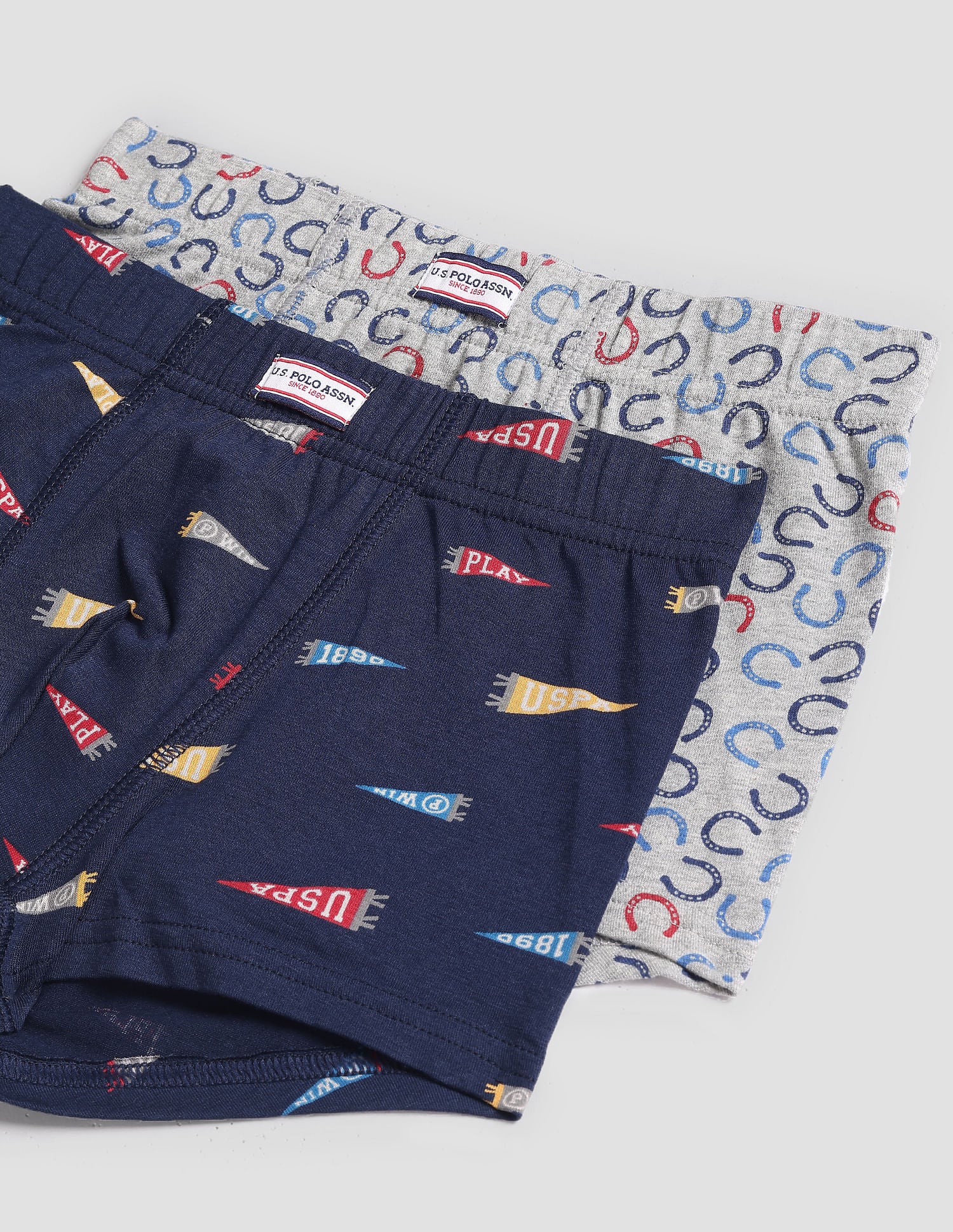 Mid Rise Cotton Spandex OKT01 Trunks - Pack Of 2 - Image 2