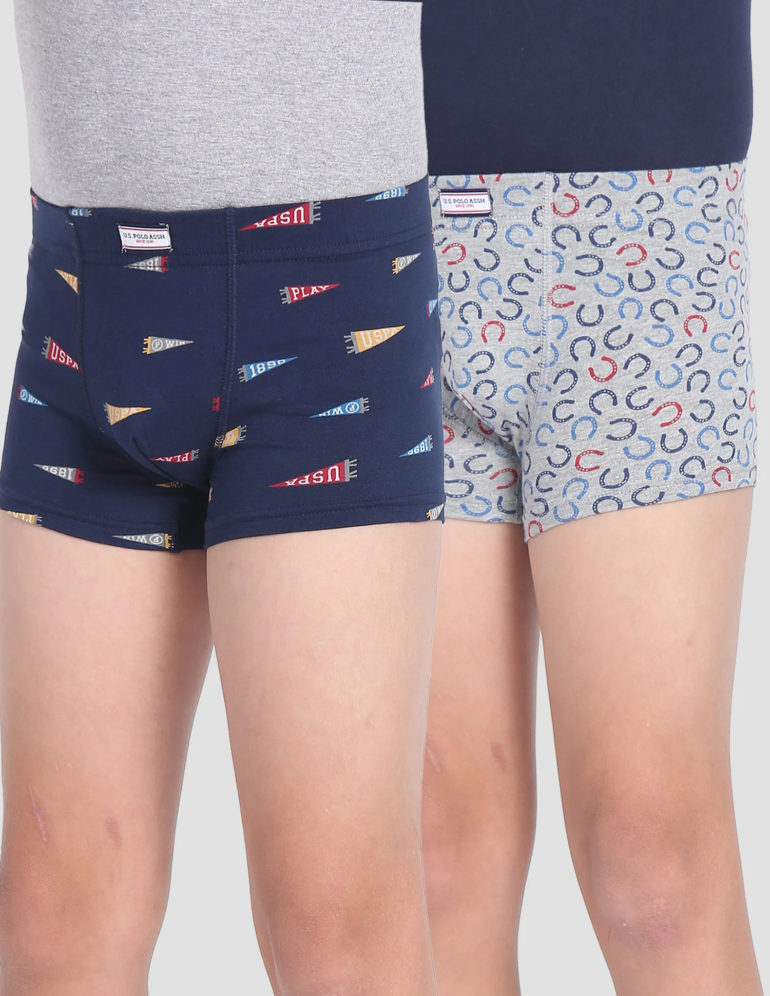 Mid Rise Cotton Spandex OKT01 Trunks - Pack Of 2 - Image 5