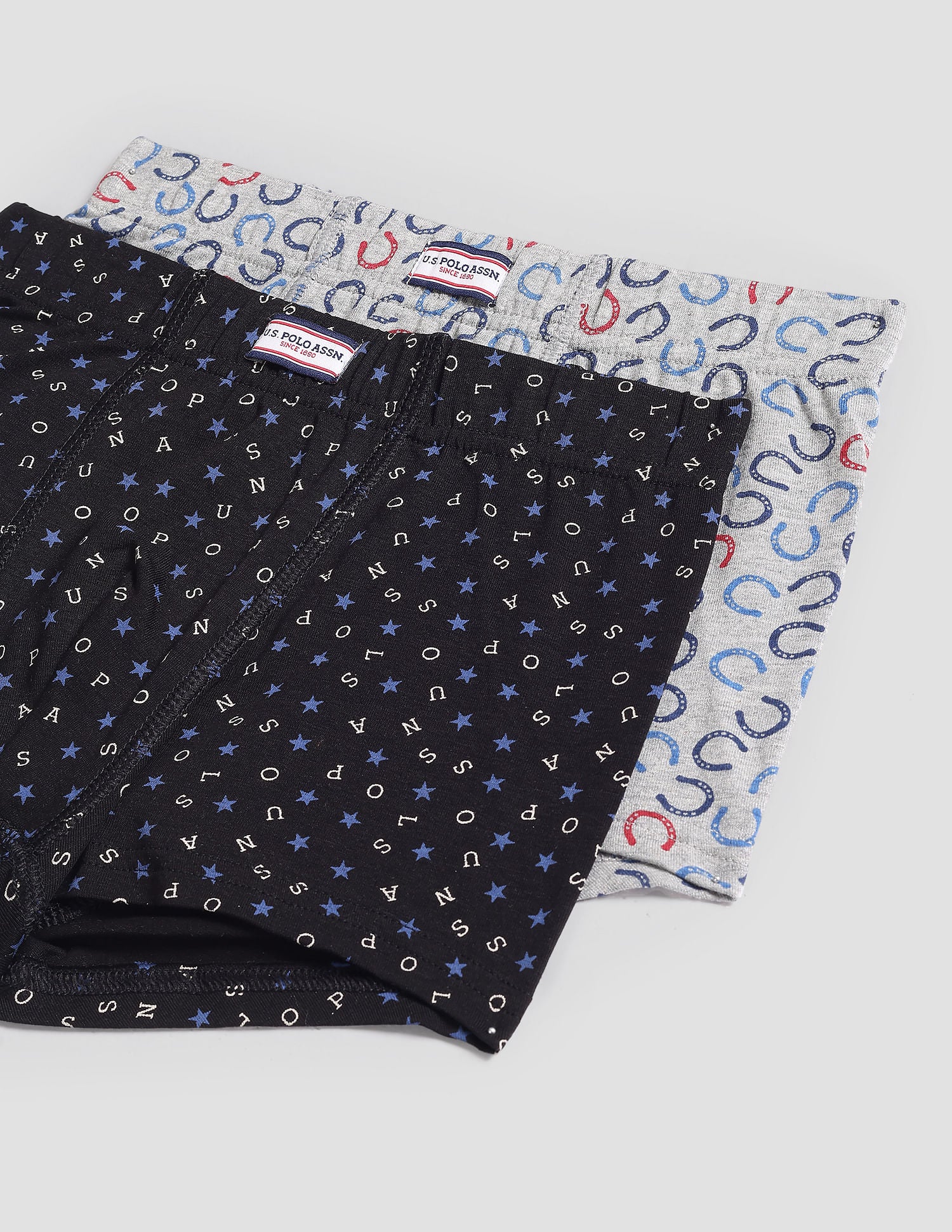 Mid Rise Cotton Spandex OKT01 Trunks - Pack Of 2 - Image 2